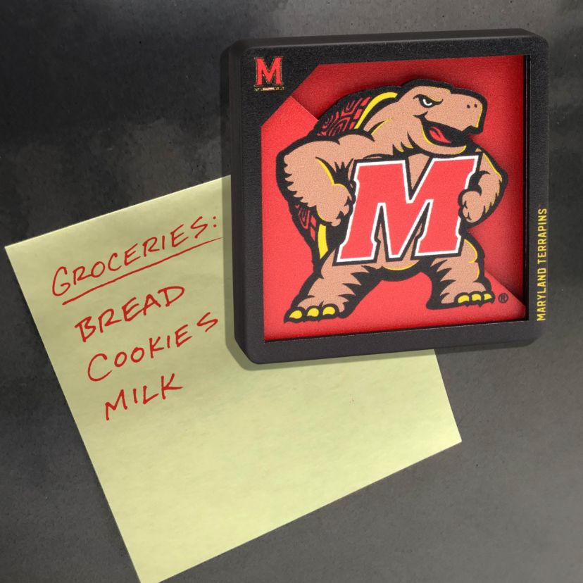 YouTheFan NCAA Maryland Terrapins 3D Logo Series Magnets