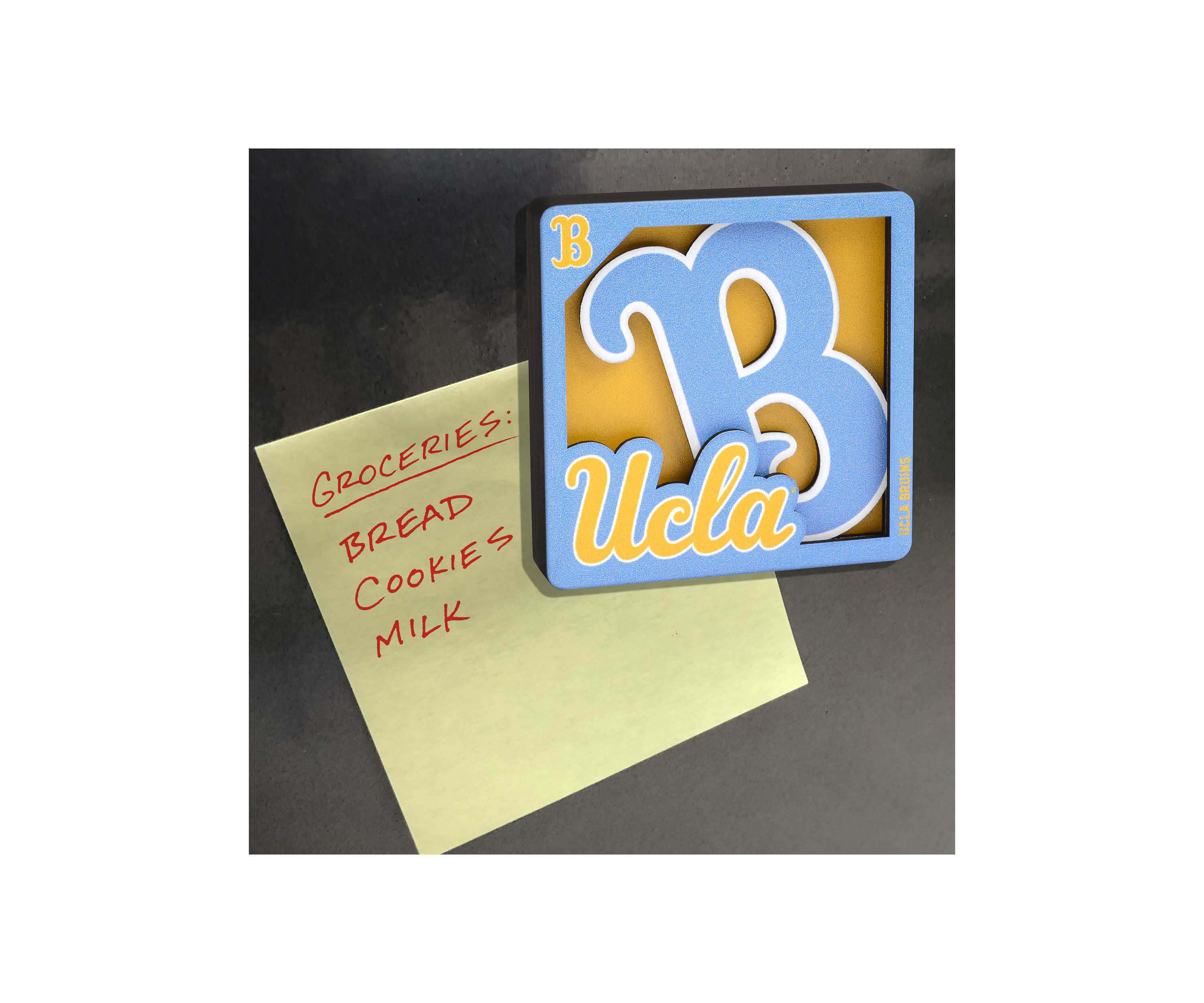 YouTheFan NCAA UCLA Bruins 3D Logo Series Magnets