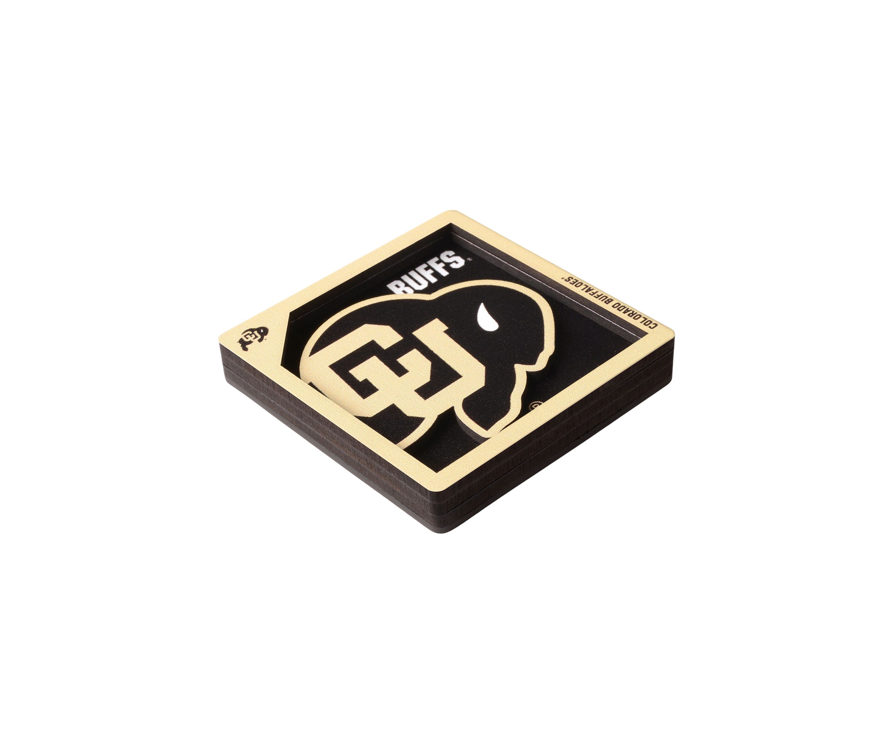 YouTheFan NCAA Colorado Buffaloes 3D Logo Series Magnets