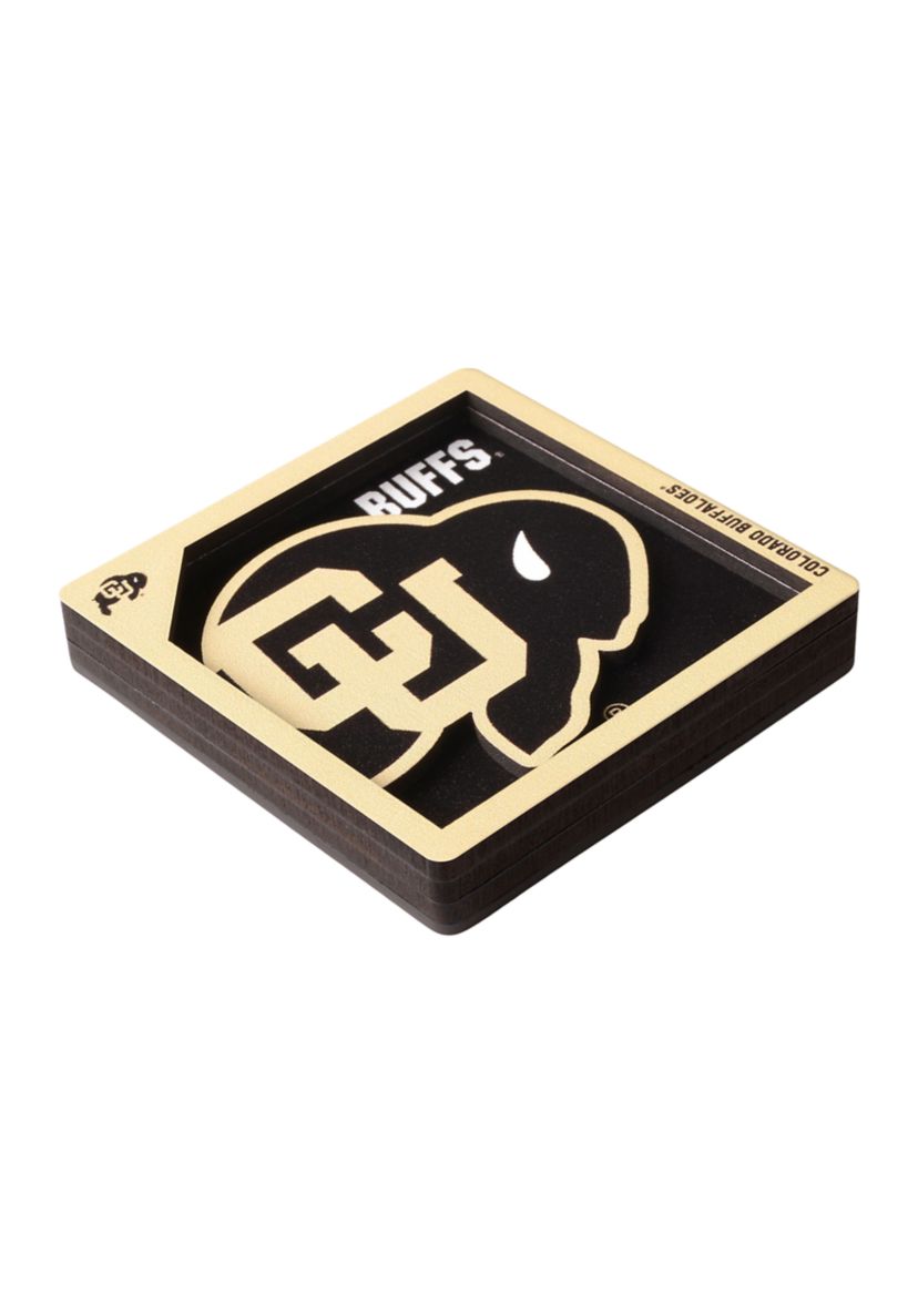 YouTheFan NCAA Colorado Buffaloes 3D Logo Series Magnets