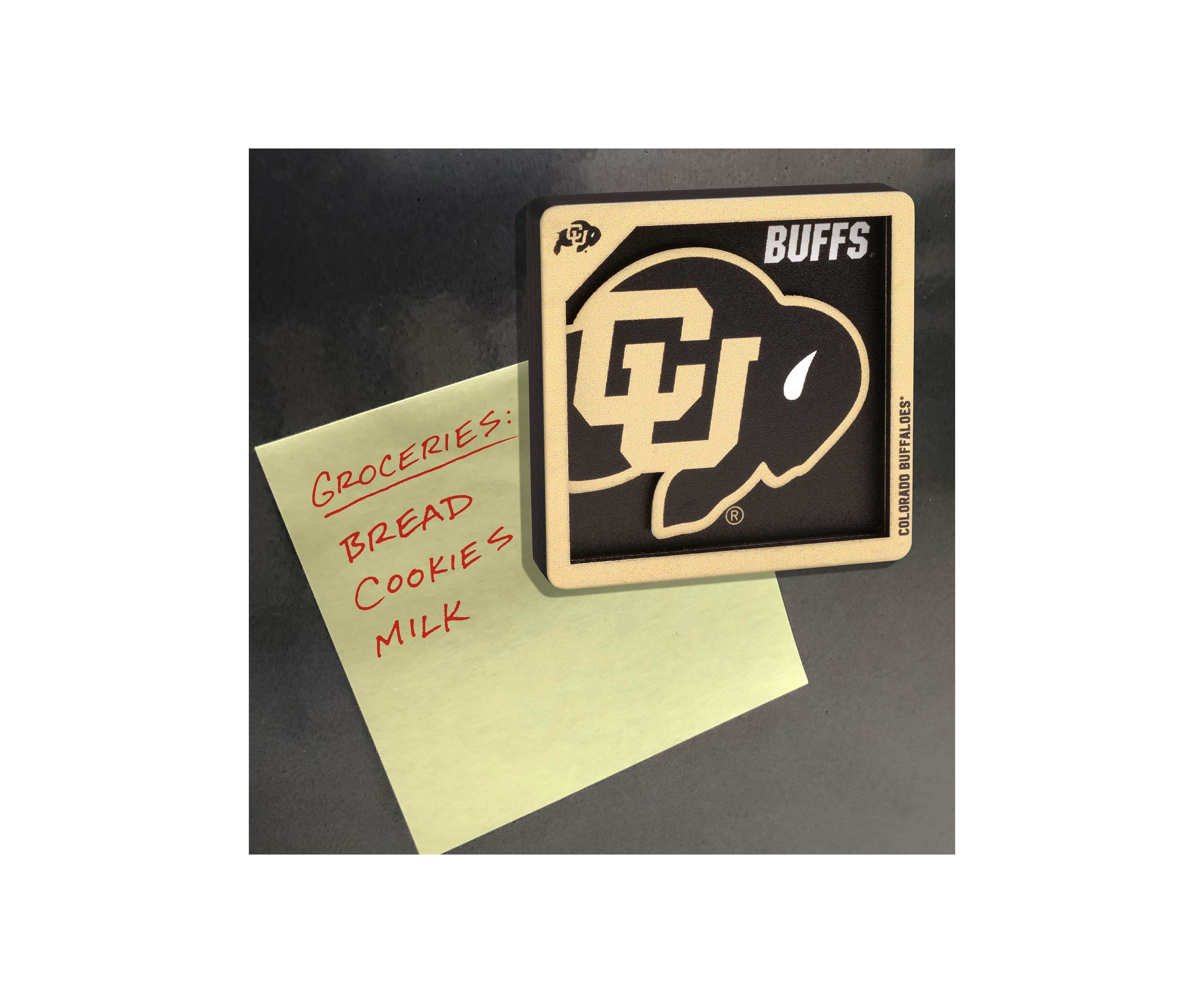 YouTheFan NCAA Colorado Buffaloes 3D Logo Series Magnets