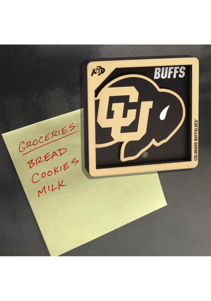 YouTheFan NCAA Colorado Buffaloes 3D Logo Series Magnets