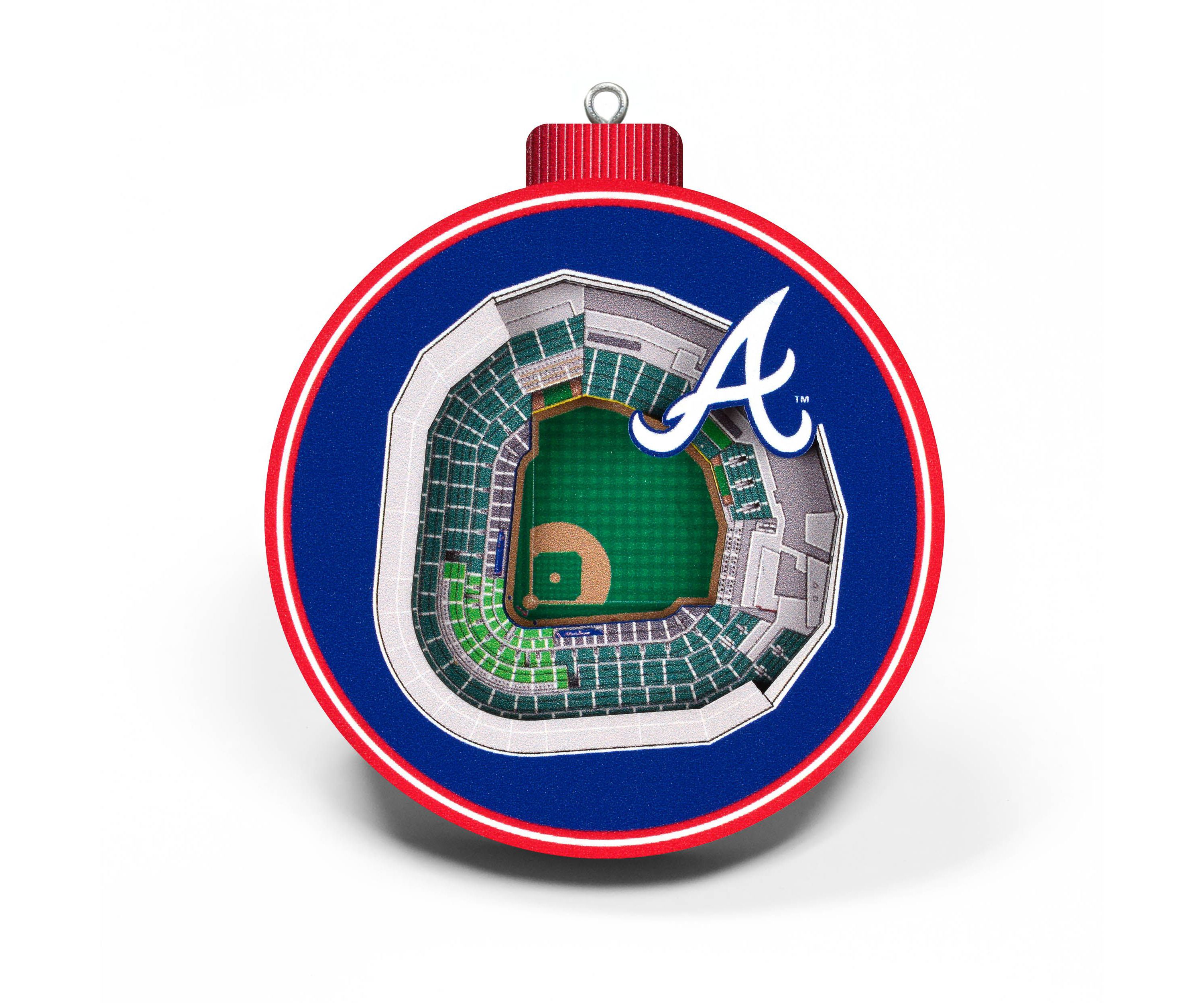 YouTheFan MLB Atlanta Braves 3D StadiumView Ornament - Truist Park