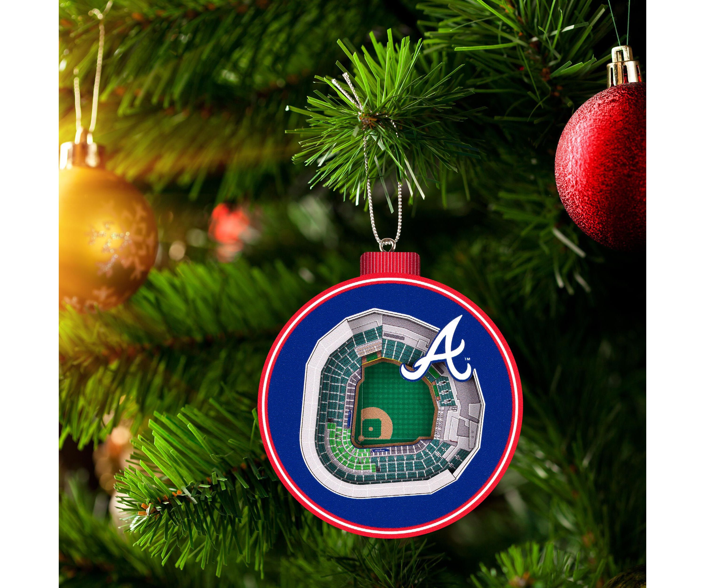 YouTheFan MLB Atlanta Braves 3D StadiumView Ornament - Truist Park