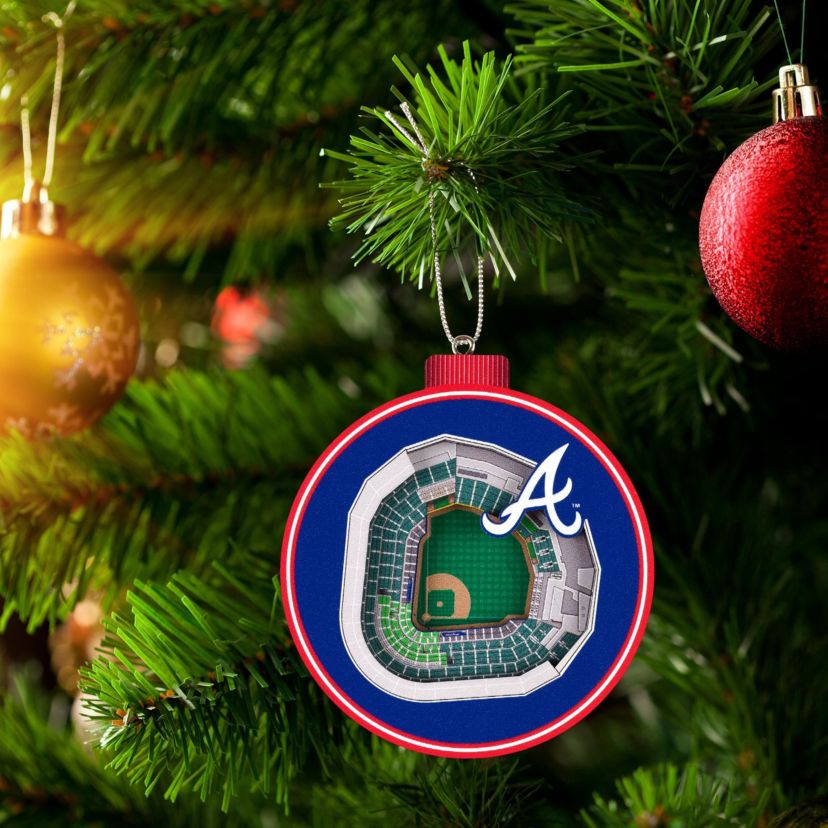 YouTheFan MLB Atlanta Braves 3D StadiumView Ornament - Truist Park