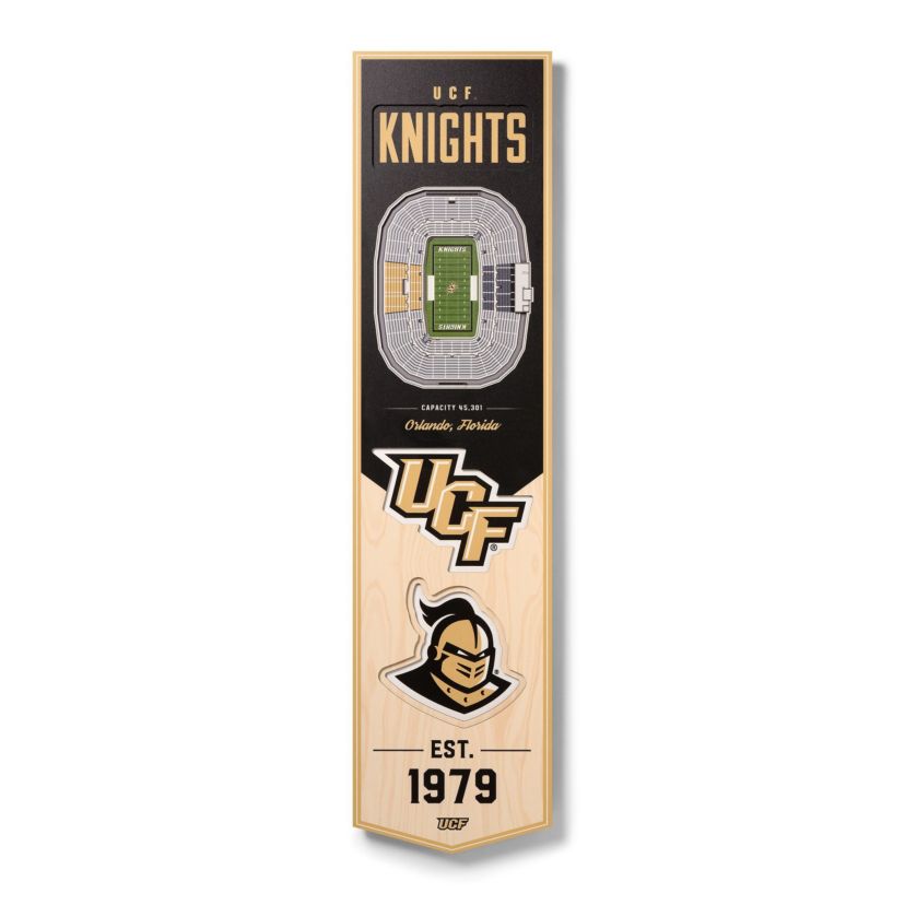 YouTheFan NCAA Central Florida Knights 3D Stadium 8x32 Banner -  Spectrum Stadium