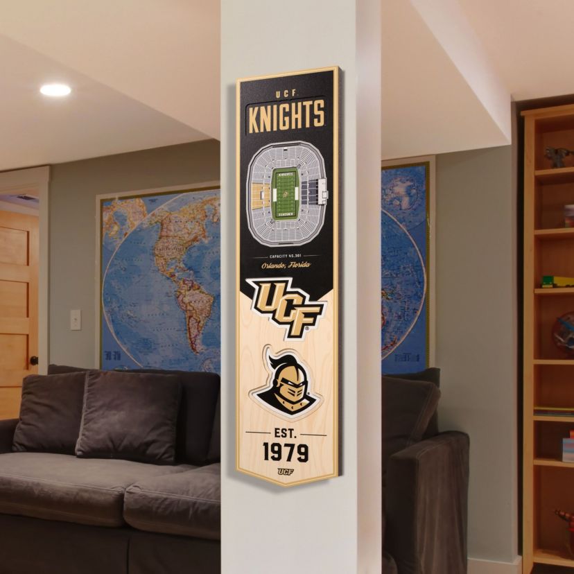 YouTheFan NCAA Central Florida Knights 3D Stadium 8x32 Banner -  Spectrum Stadium