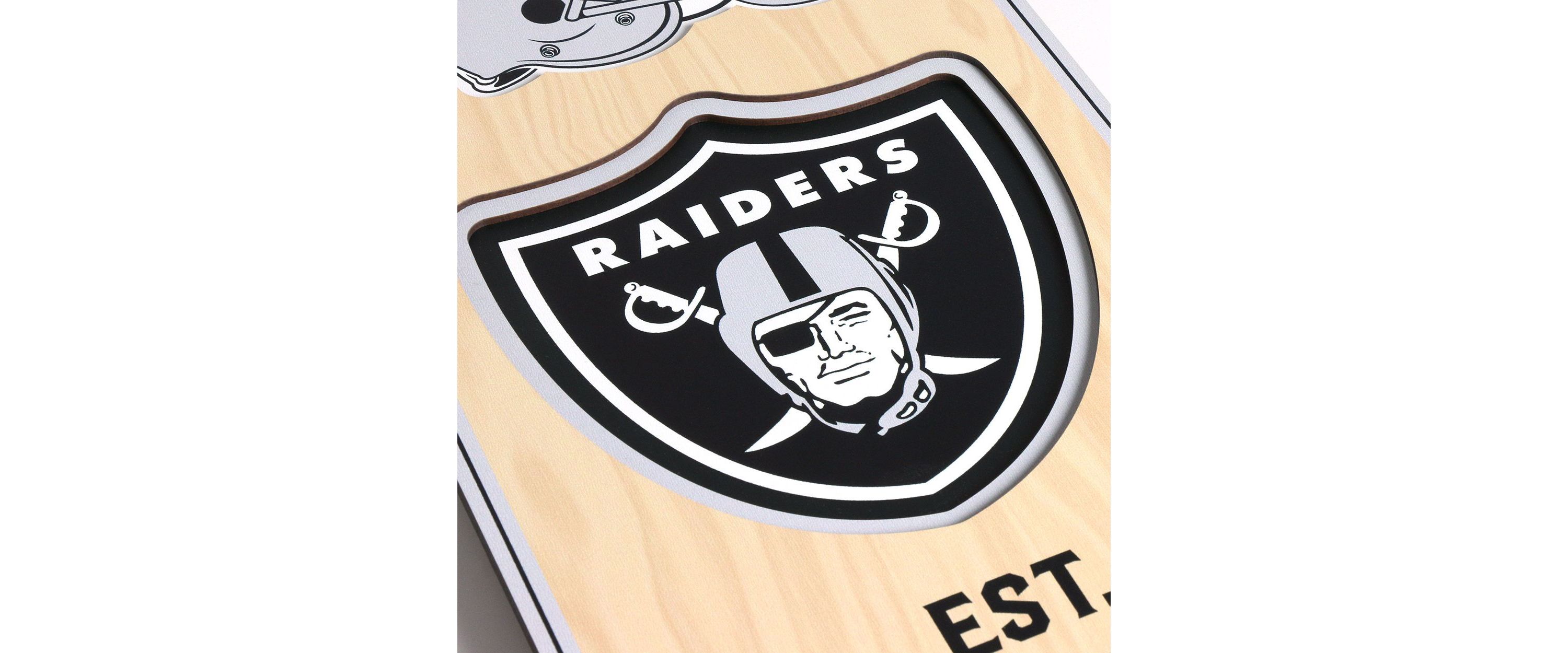 Oakland Raiders YouTheFan NFL Las Vegas Raiders 3D Stadium 8x32 Banner - Allegiant Stadium