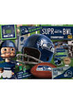 NFL Seattle Seahawks Wooden Retro Series Puzzle