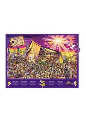 Minnesota Vikings Wooden Joe Journeyman Puzzle