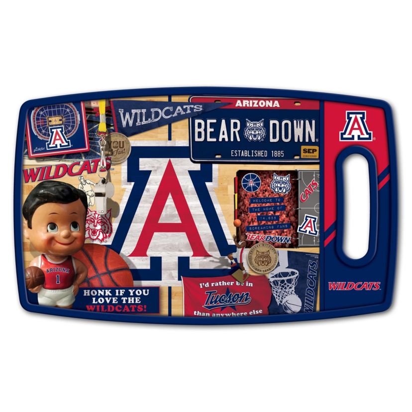 YouTheFan NCAA Arizona Wildcats Retro Series Cutting Board