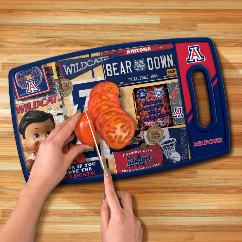 YouTheFan NCAA Arizona Wildcats Retro Series Cutting Board