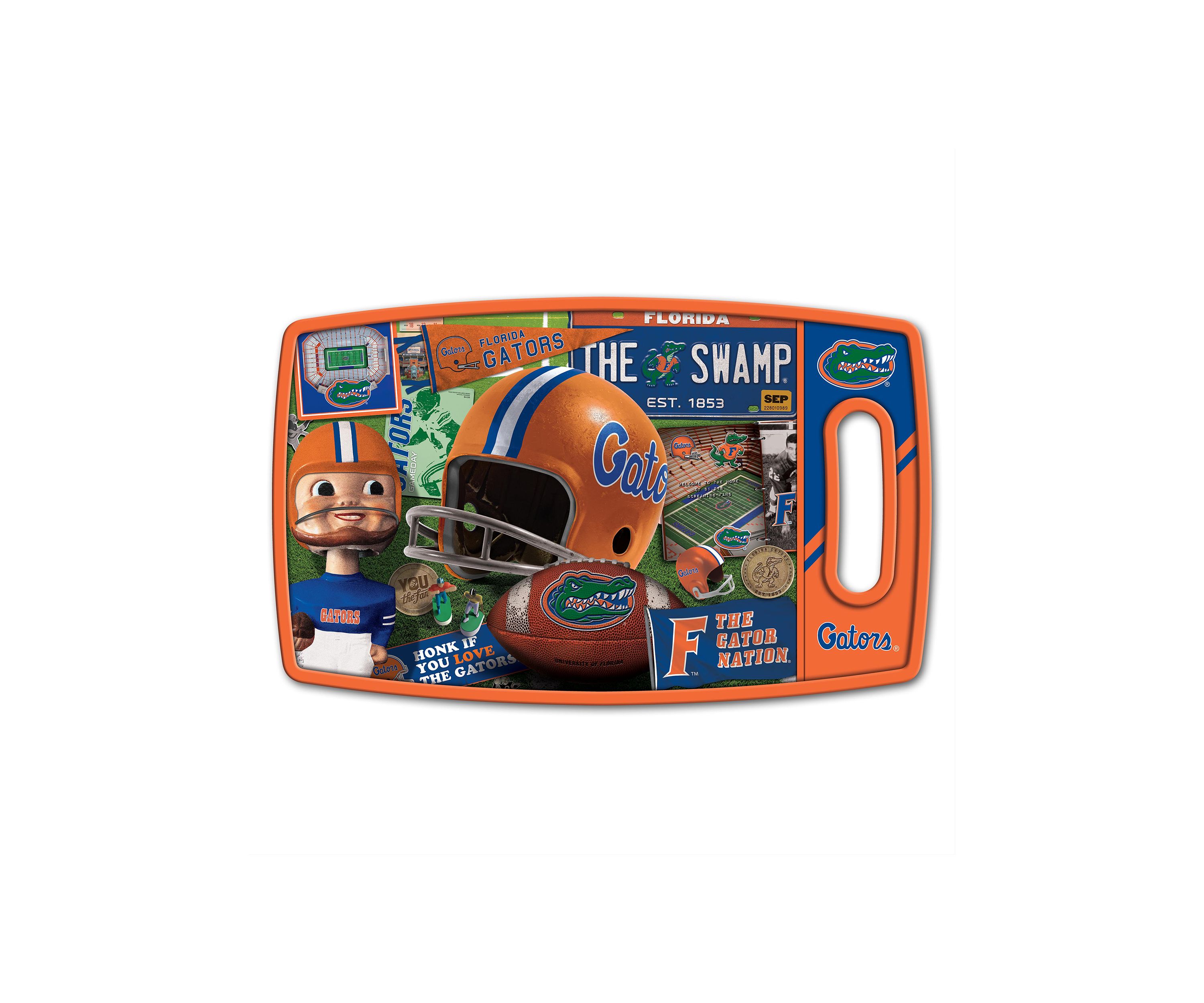 YouTheFan NCAA Florida Gators Retro Series Cutting Board