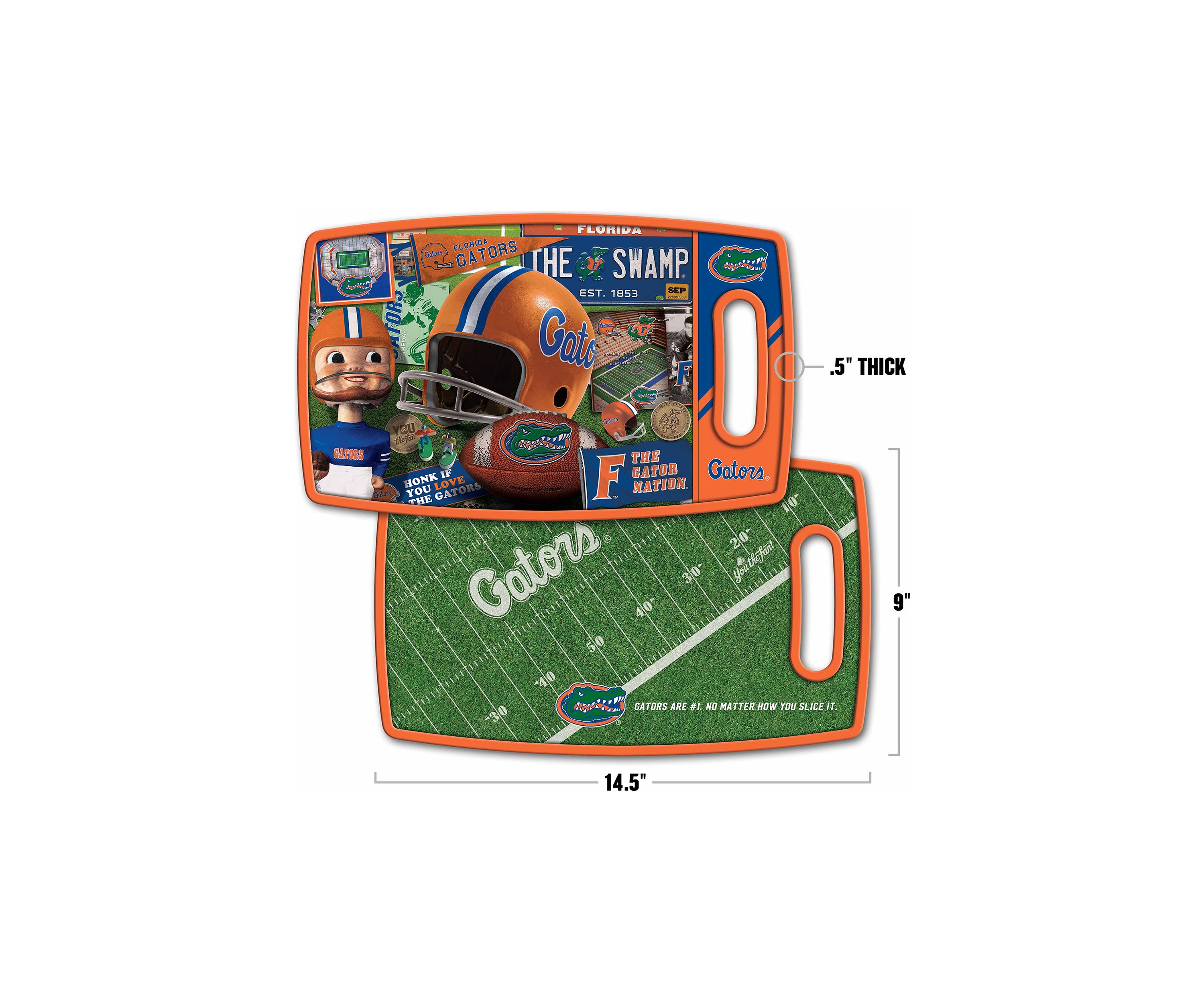 YouTheFan NCAA Florida Gators Retro Series Cutting Board