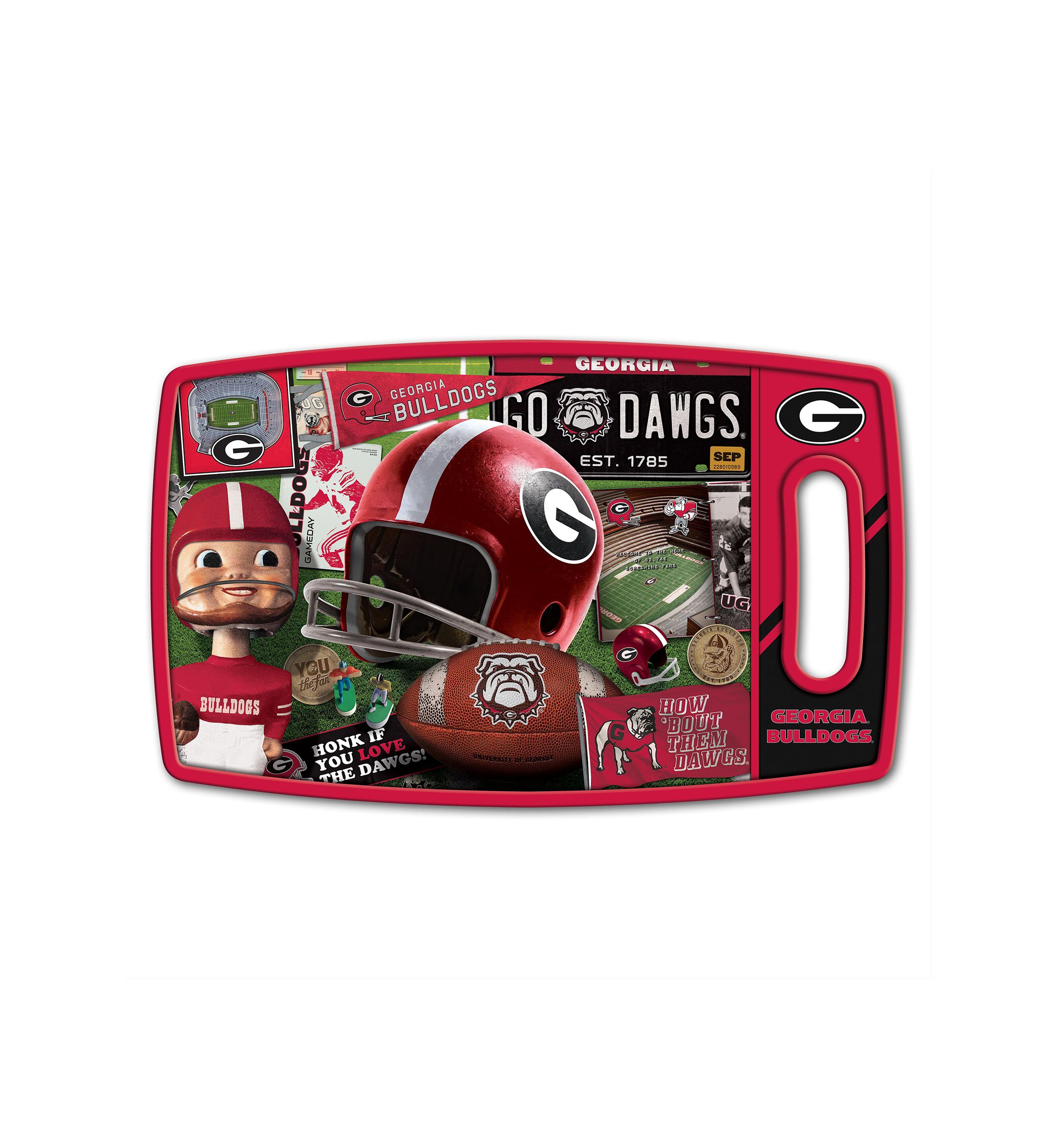 NCAA Georgia Bulldogs Retro Series Cutting Board
