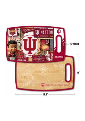 YouTheFan NCAA Indiana Hoosiers Retro Series Cutting Board