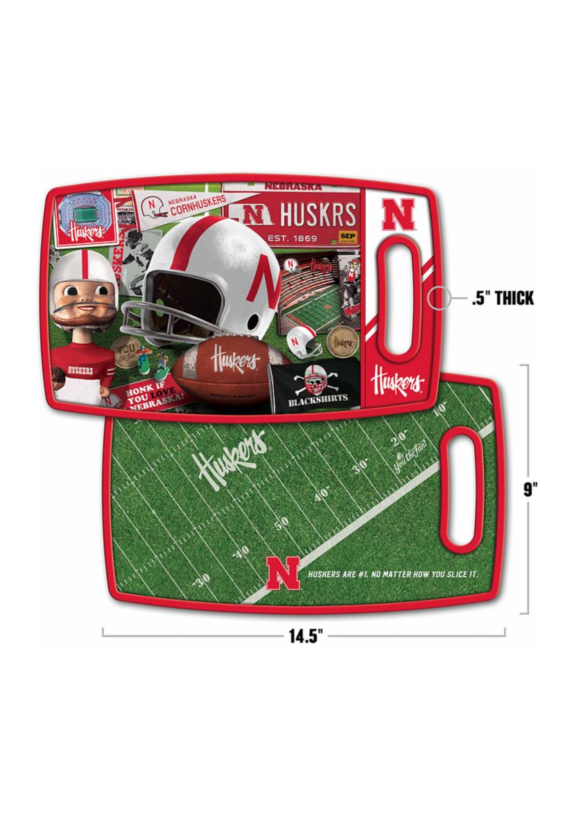 YouTheFan NCAA Nebraska Cornhuskers Retro Series Cutting Board