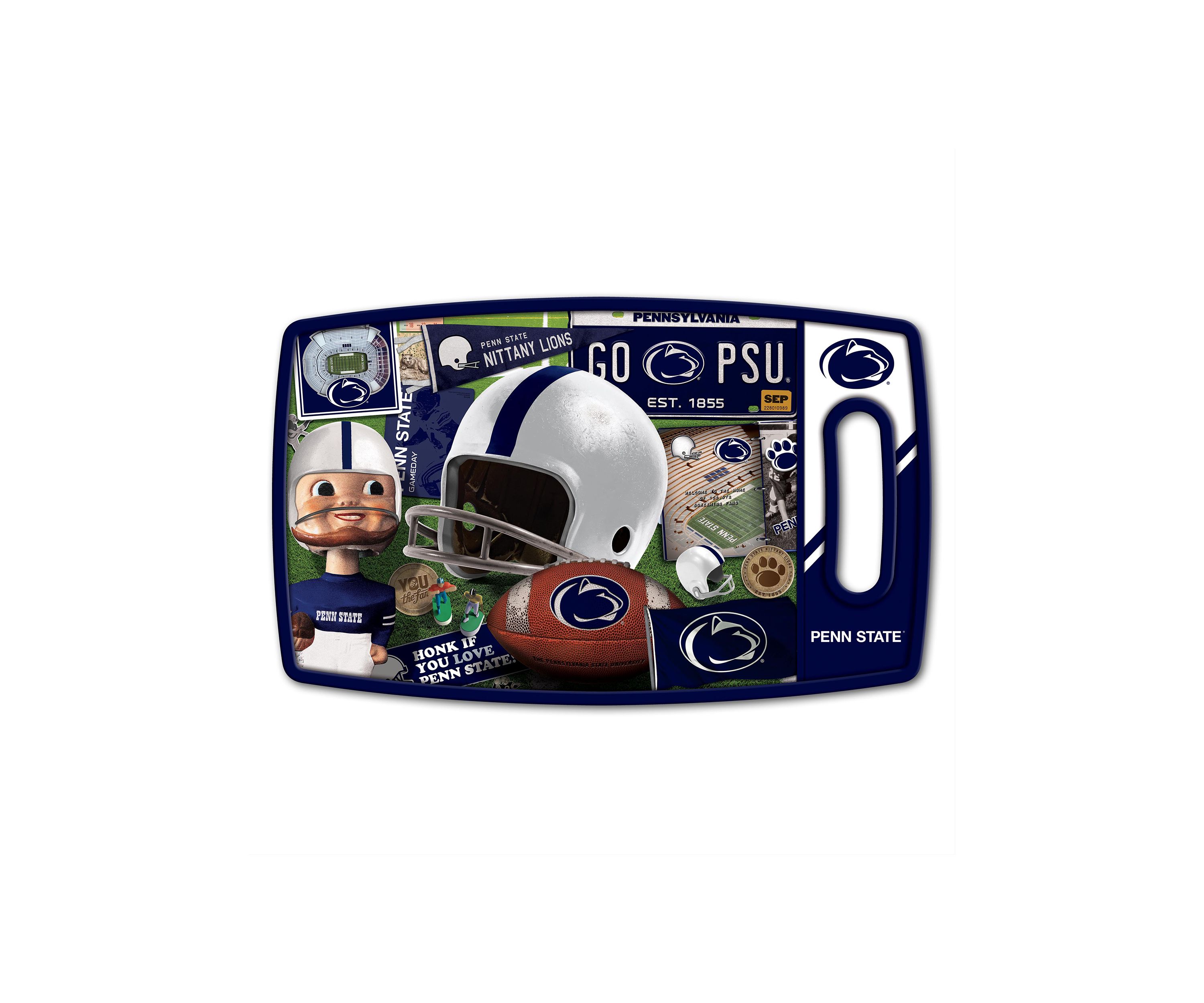 YouTheFan NCAA Penn State Nittany Lions Retro Series Cutting Board