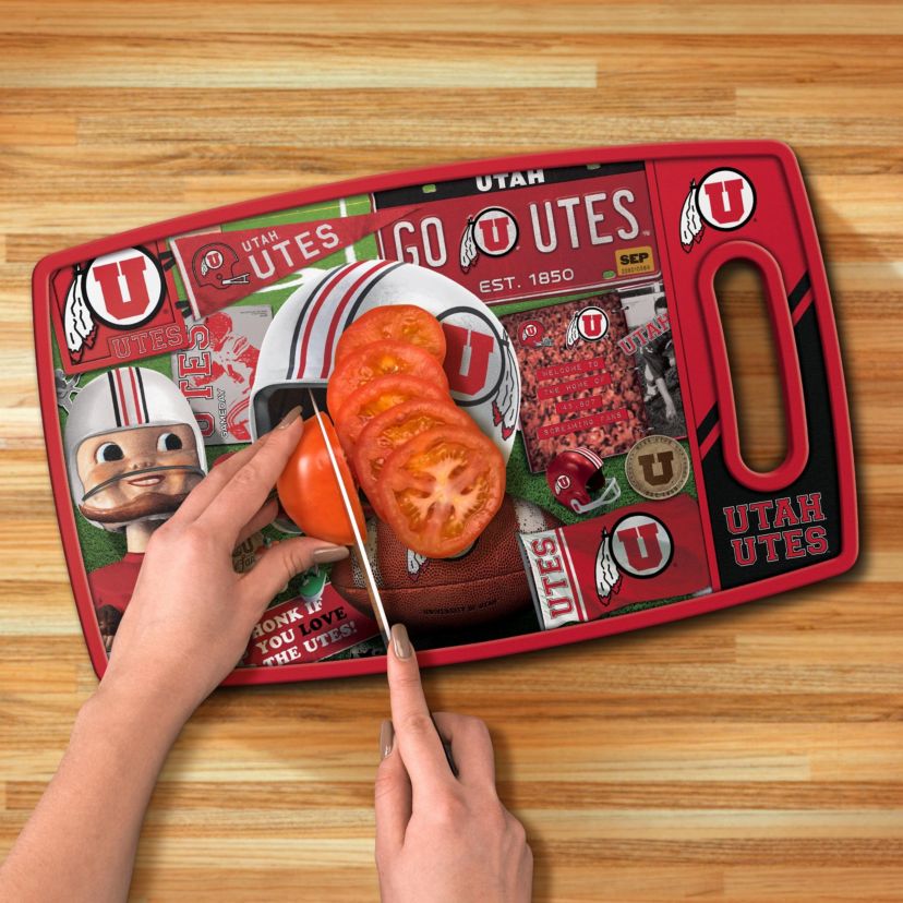 YouTheFan NCAA Utah Utes Retro Series Cutting Board