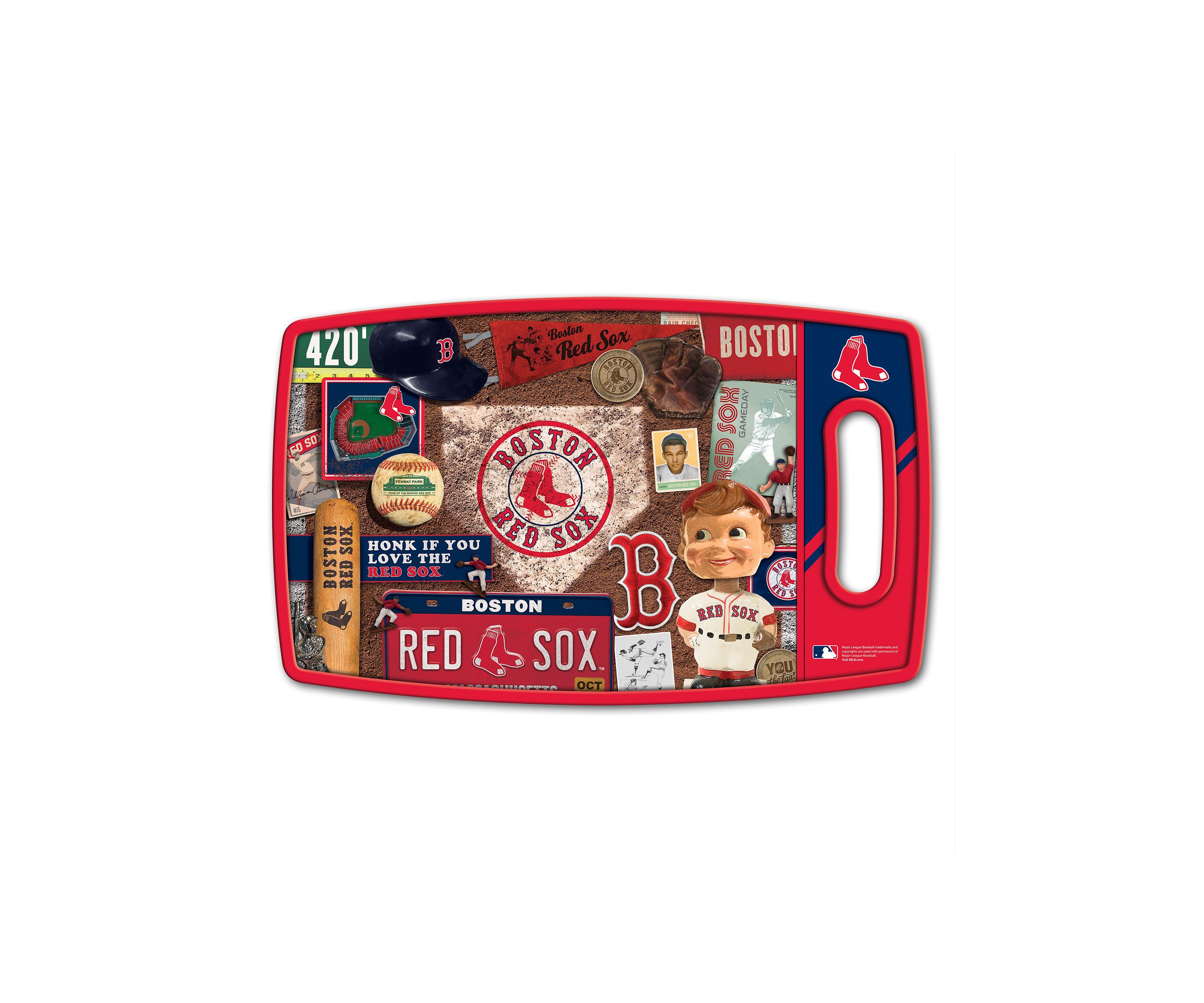 YouTheFan MLB Boston Red Sox Retro Series Cutting Board