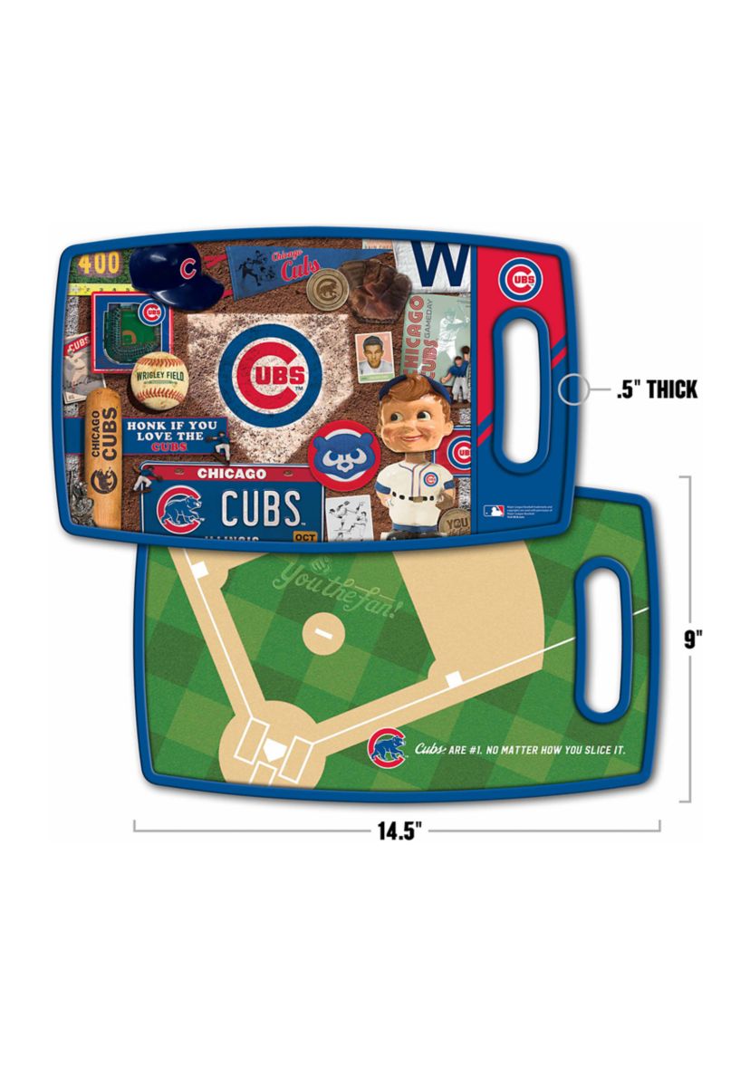 YouTheFan MLB Chicago Cubs Retro Series Cutting Board