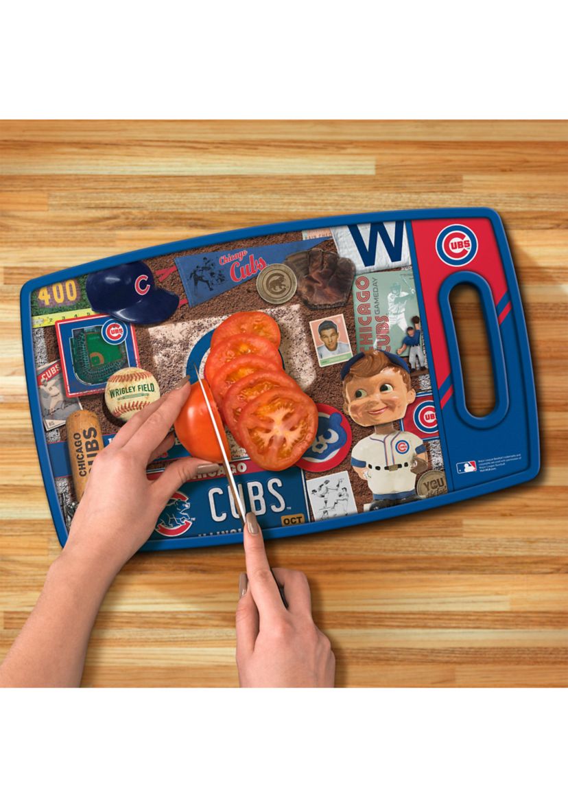 YouTheFan MLB Chicago Cubs Retro Series Cutting Board