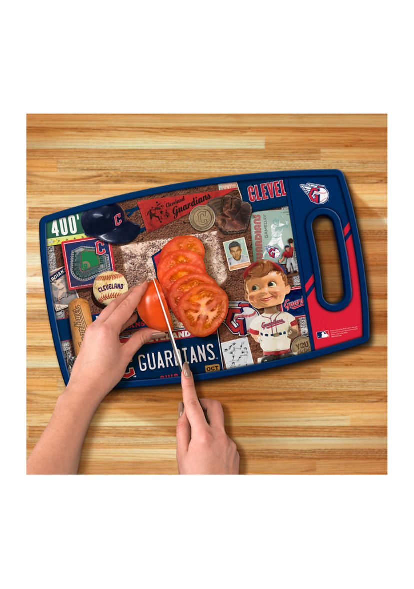 YouTheFan MLB Cleveland Guardians Retro Series Cutting Board