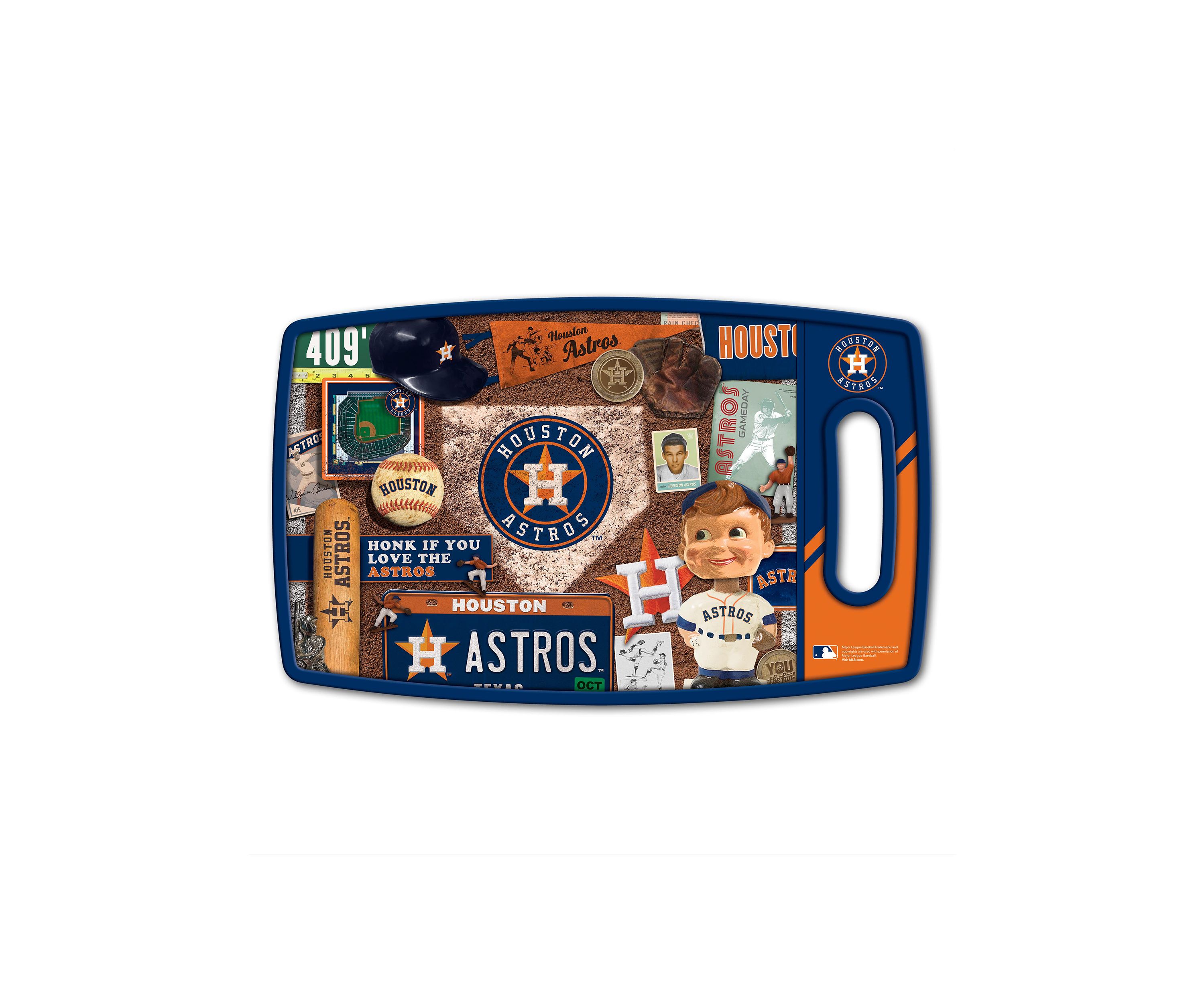 YouTheFan MLB Houston Astros Retro Series Cutting Board