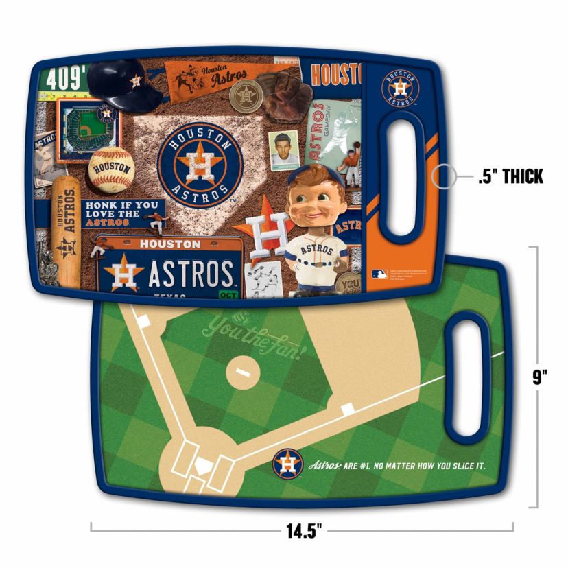 YouTheFan MLB Houston Astros Retro Series Cutting Board
