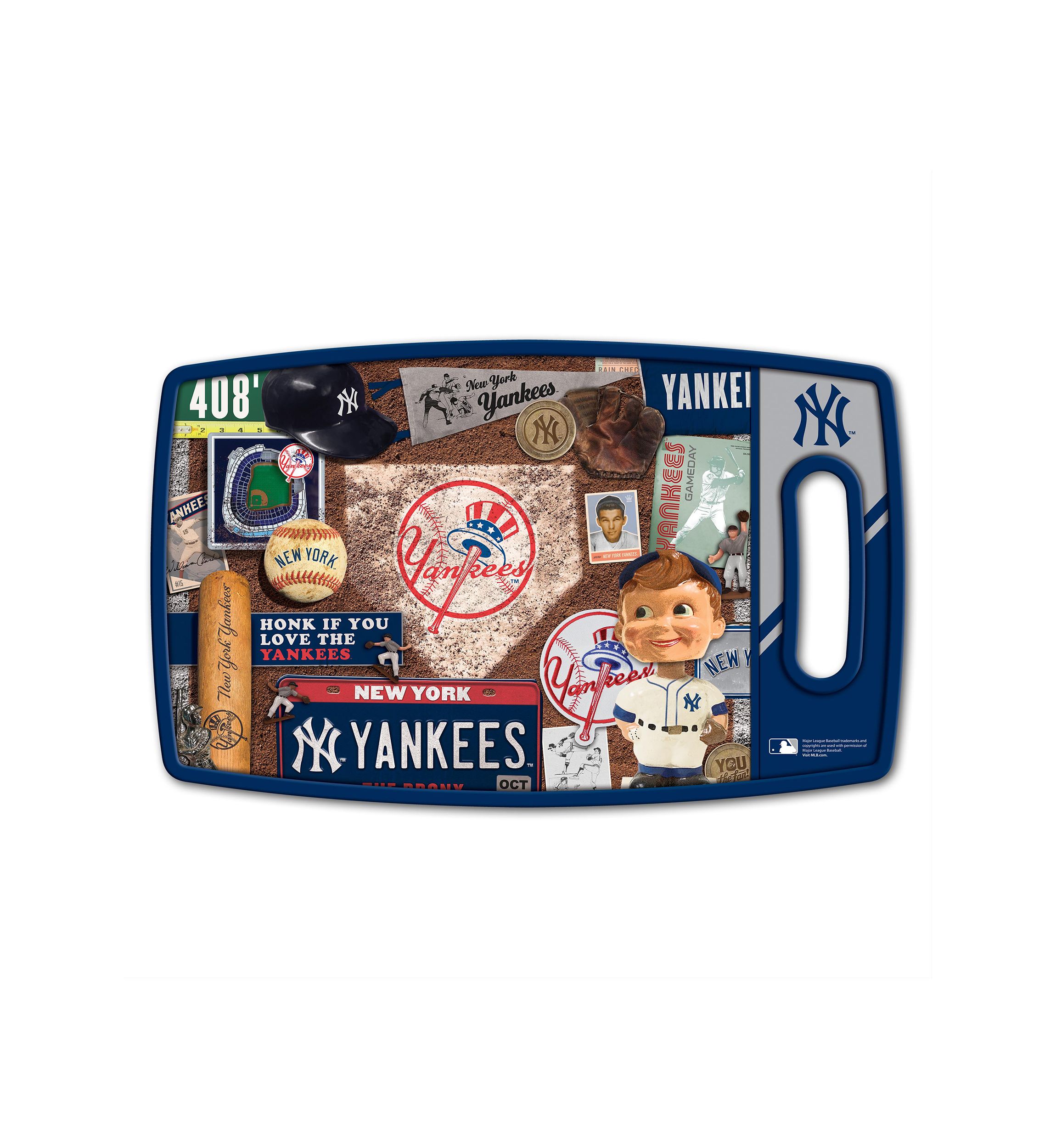 YouTheFan MLB New York Yankees Retro Series Cutting Board