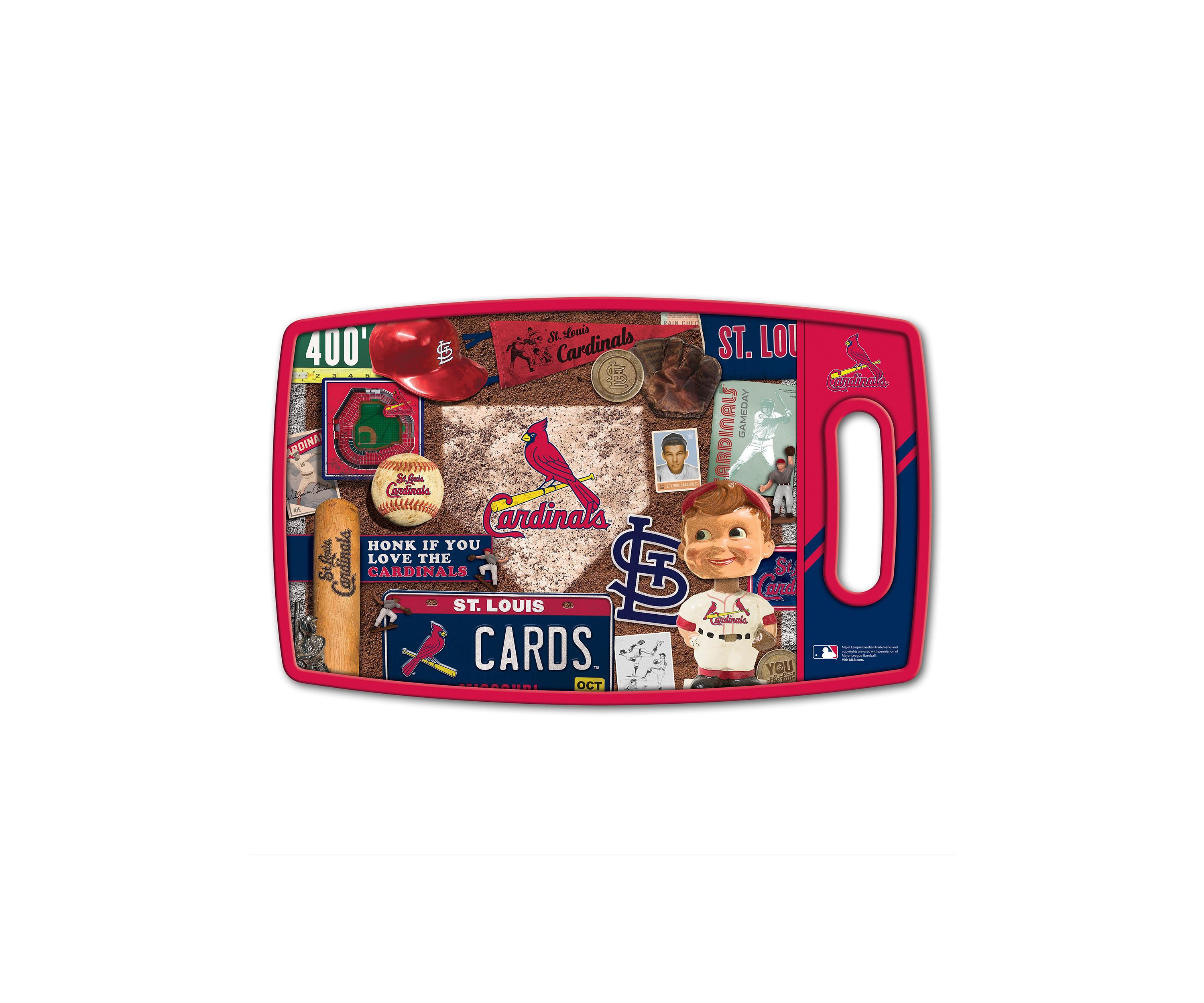 YouTheFan MLB St. Louis Cardinals Retro Series Cutting Board