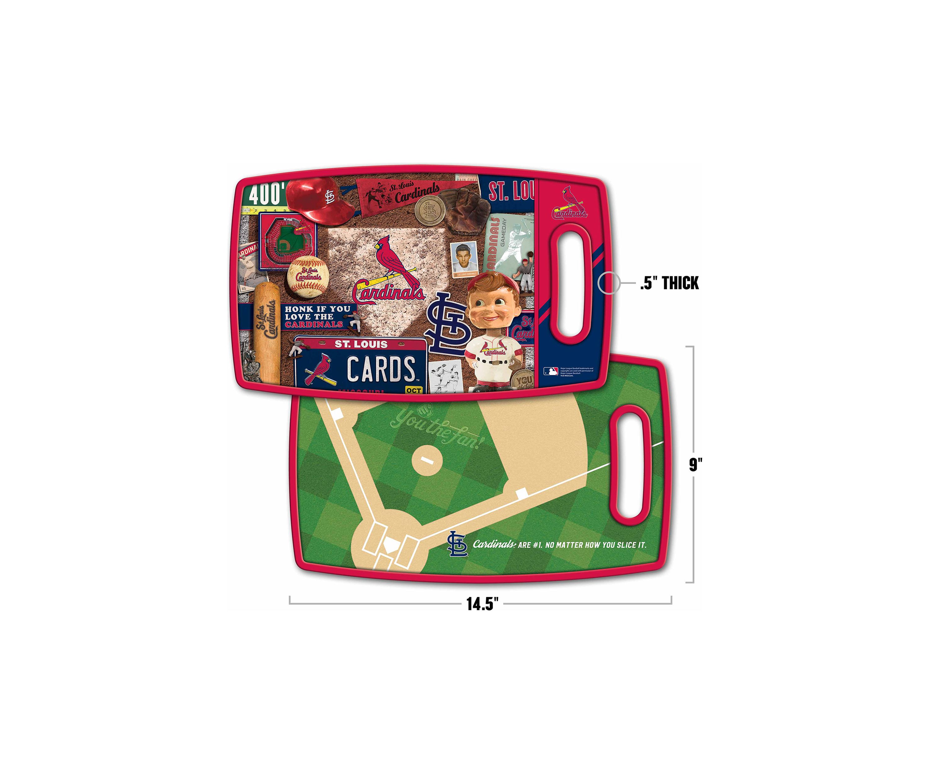 YouTheFan MLB St. Louis Cardinals Retro Series Cutting Board