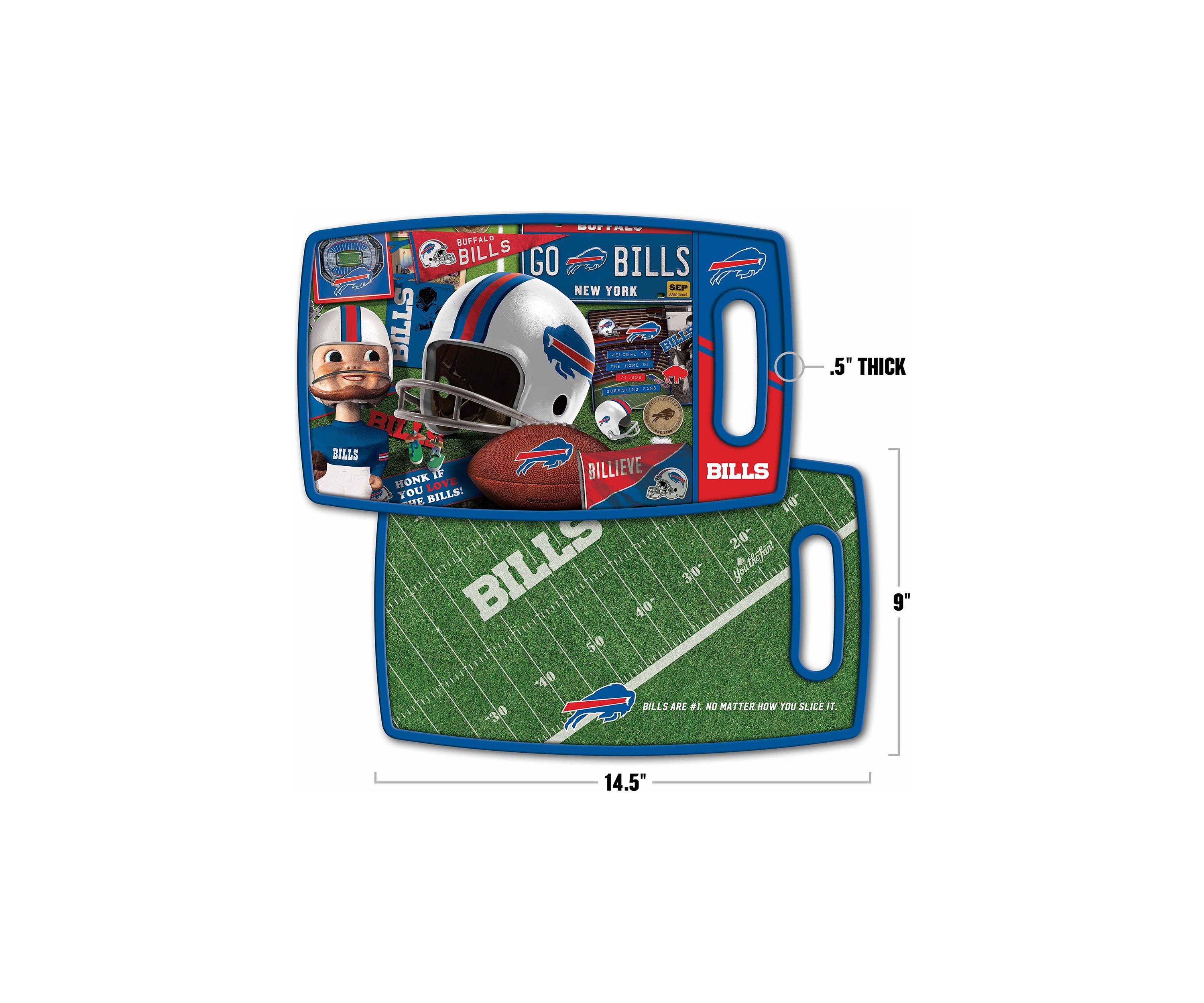 YouTheFan NFL Buffalo Bills Retro Series Cutting Board