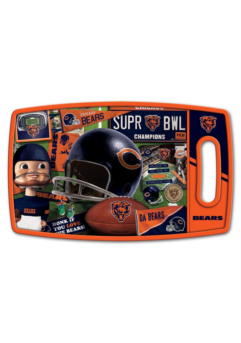 YouTheFan NFL Chicago Bears Retro Series Cutting Board