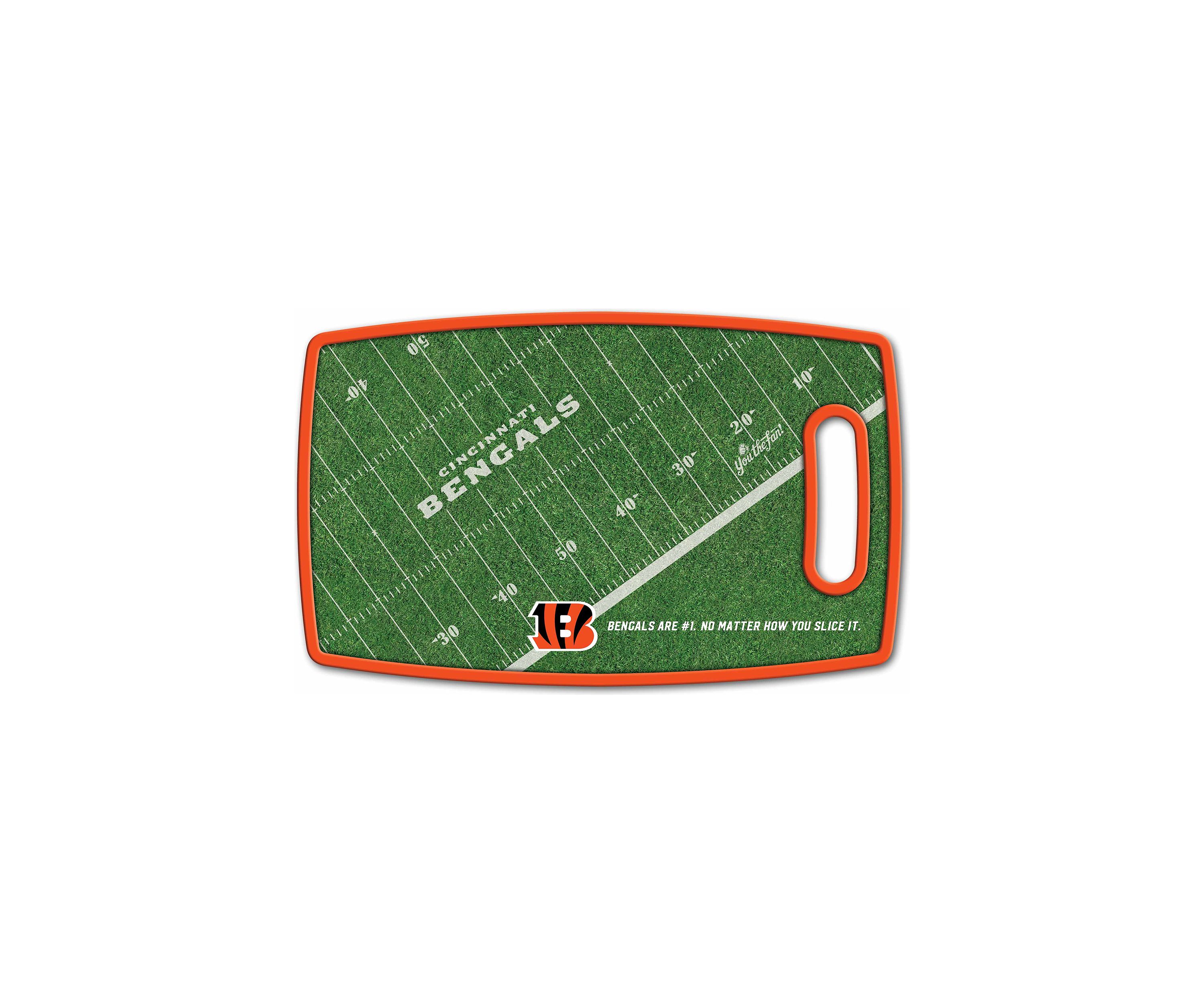 YouTheFan NFL Cincinnati Bengals Retro Series Cutting Board