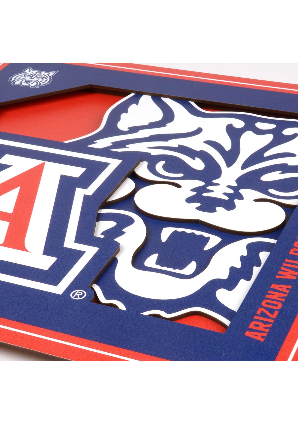 YouTheFan NCAA Mississippi State Bulldogs 3D Logo Series Wall Art - 12x12