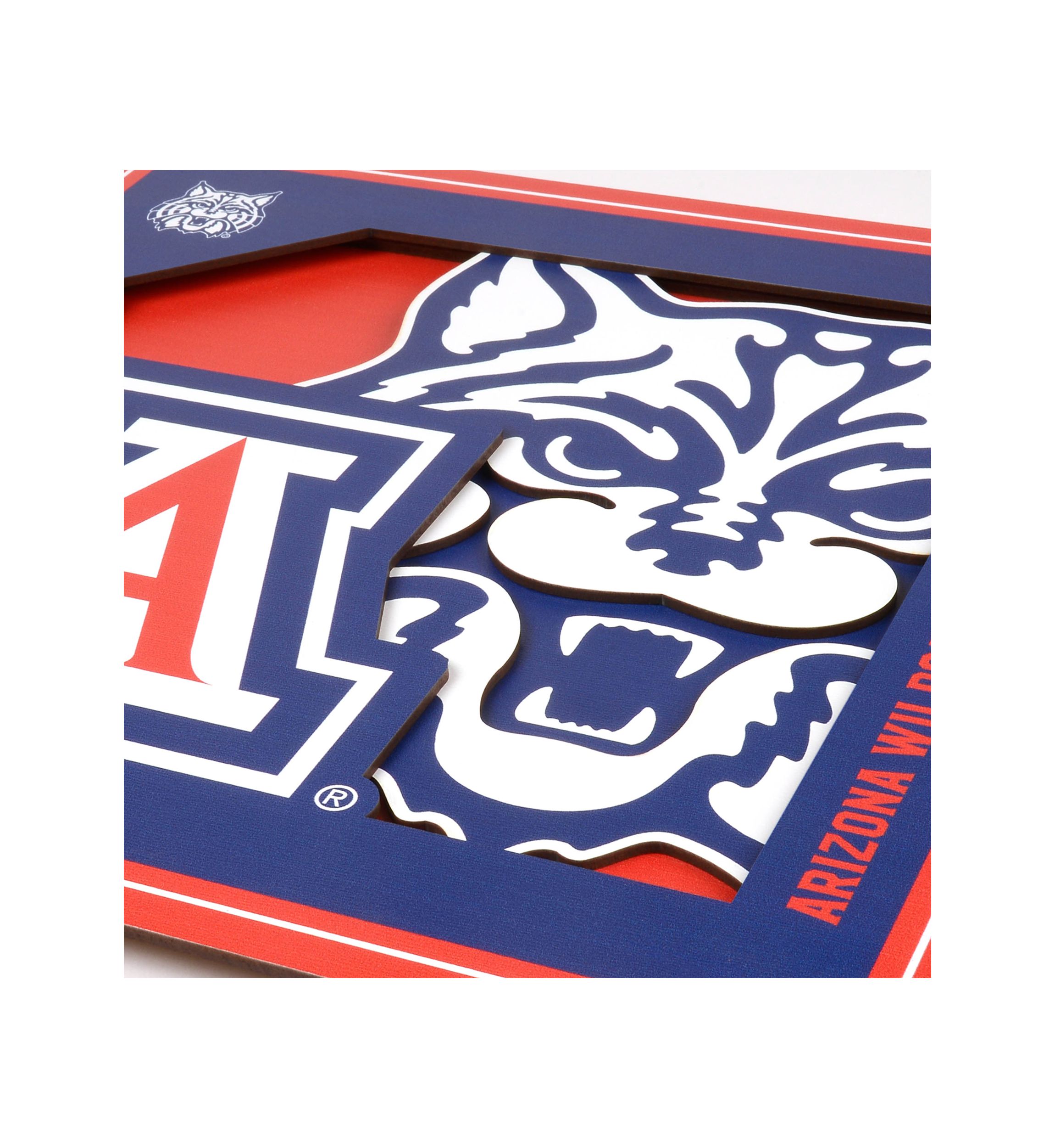 YouTheFan NCAA Mississippi State Bulldogs 3D Logo Series Wall Art - 12x12