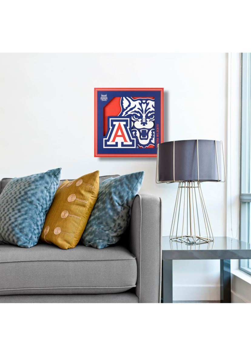 YouTheFan NCAA Mississippi State Bulldogs 3D Logo Series Wall Art - 12x12