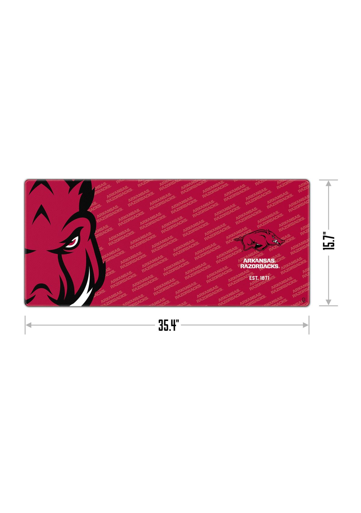 YouTheFan NCAA Arkansas Razorbacks Logo Series Desk Pad