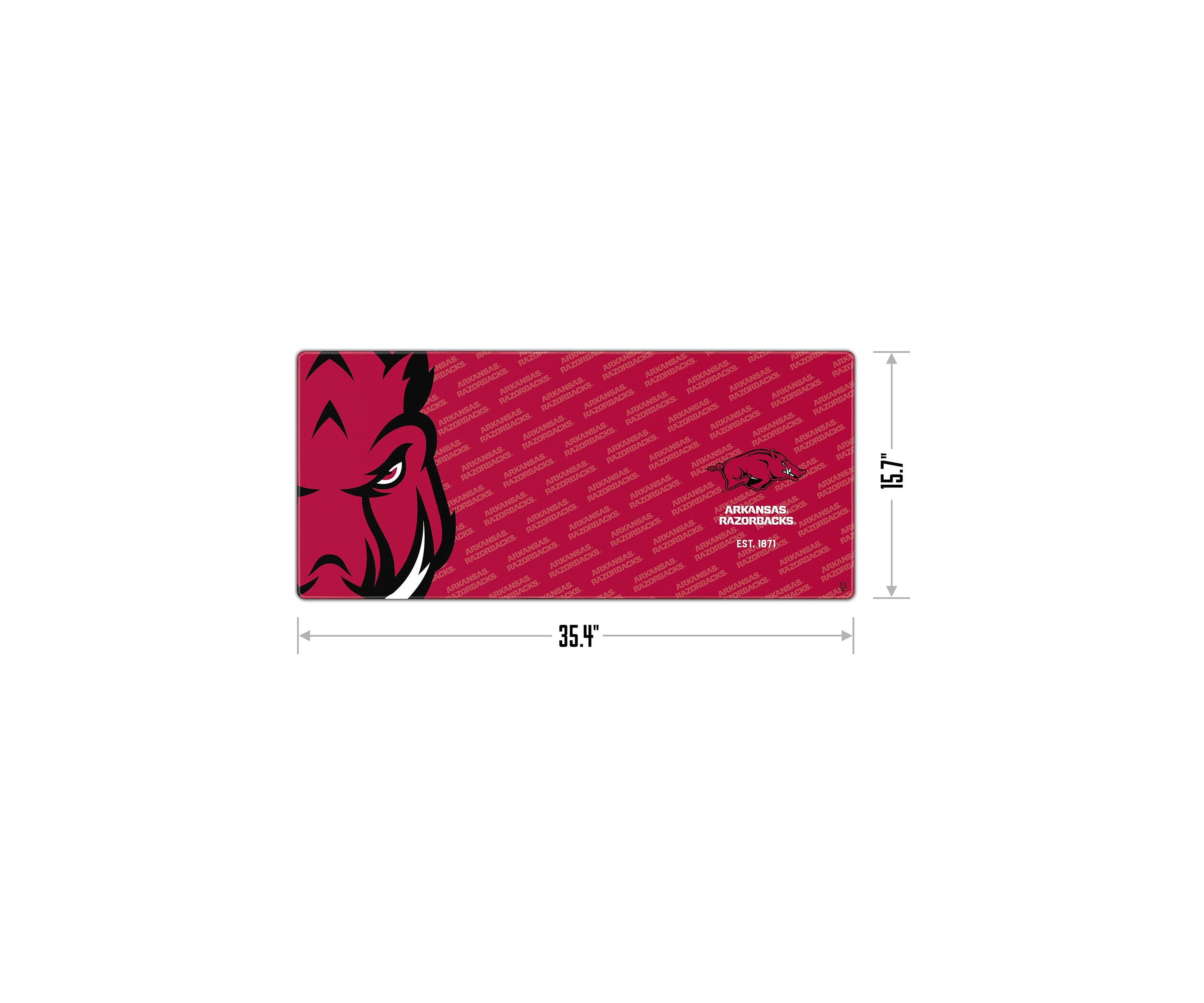 YouTheFan NCAA Arkansas Razorbacks Logo Series Desk Pad