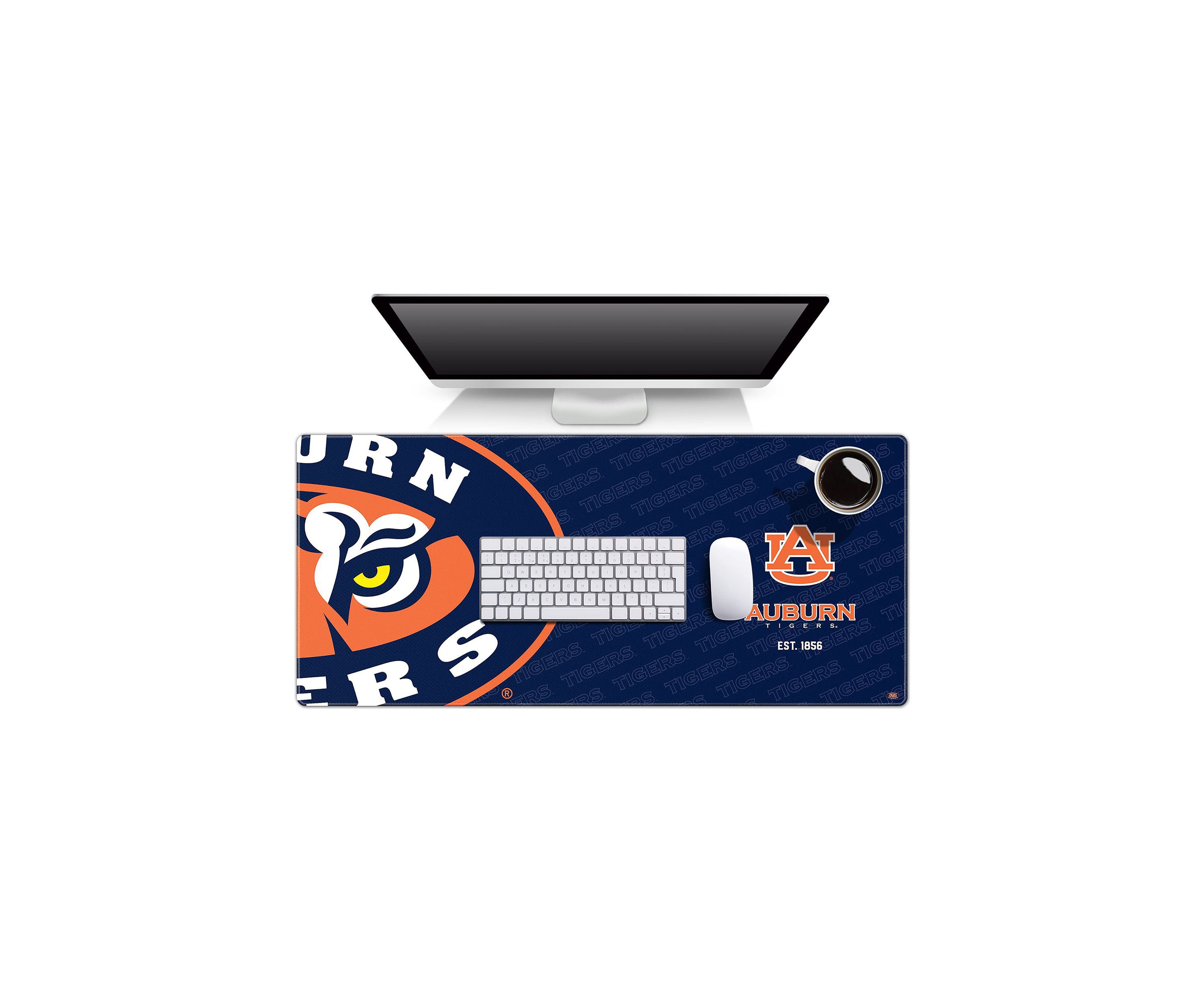 YouTheFan NCAA Auburn Tigers Logo Series Desk Pad