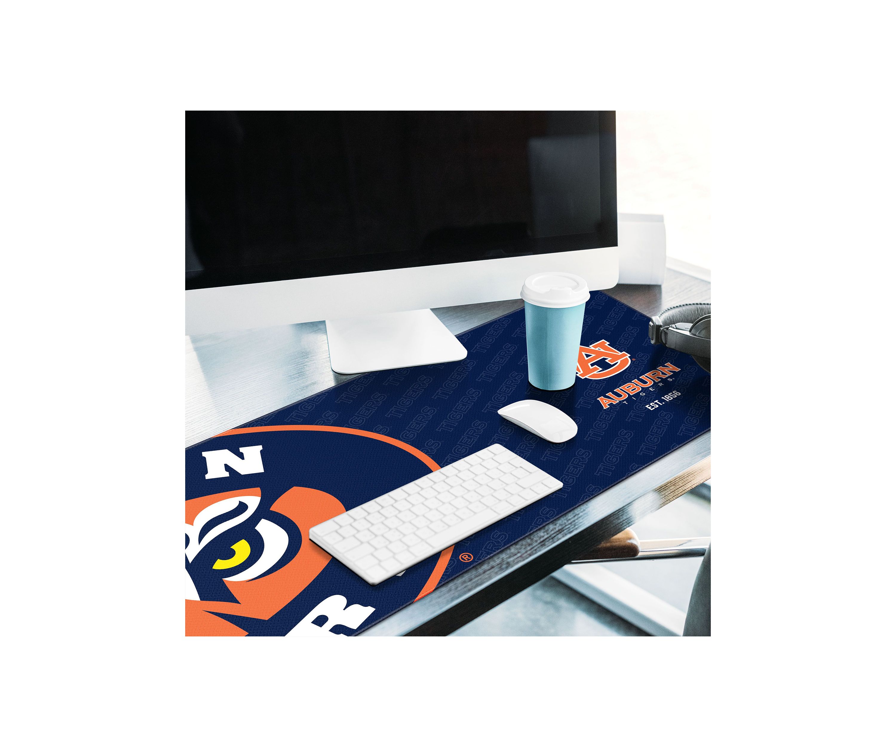 YouTheFan NCAA Auburn Tigers Logo Series Desk Pad