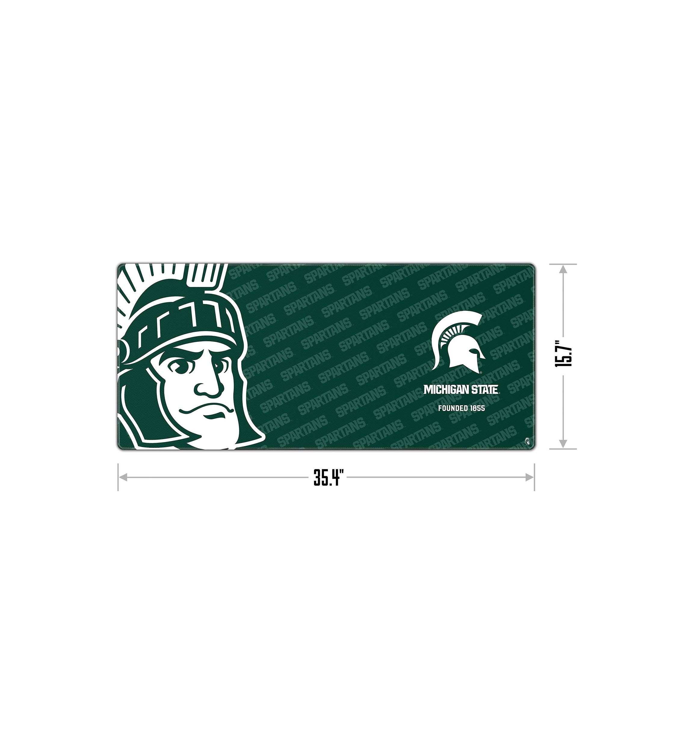 YouTheFan NCAA Michigan State Spartans Logo Series Desk Pad