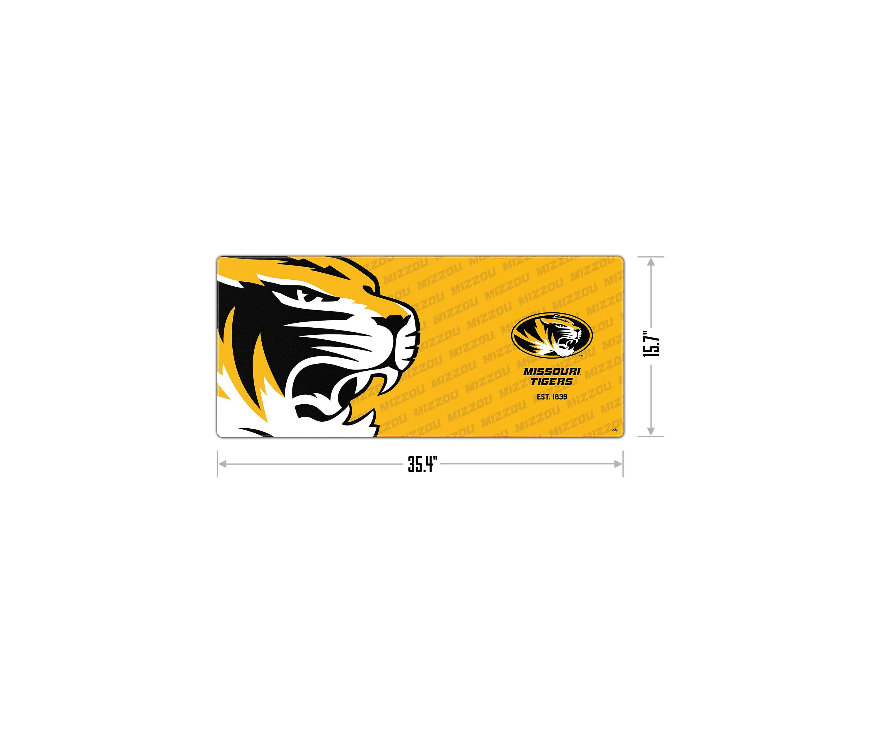 YouTheFan NCAA Missouri Tigers Logo Series Desk Pad