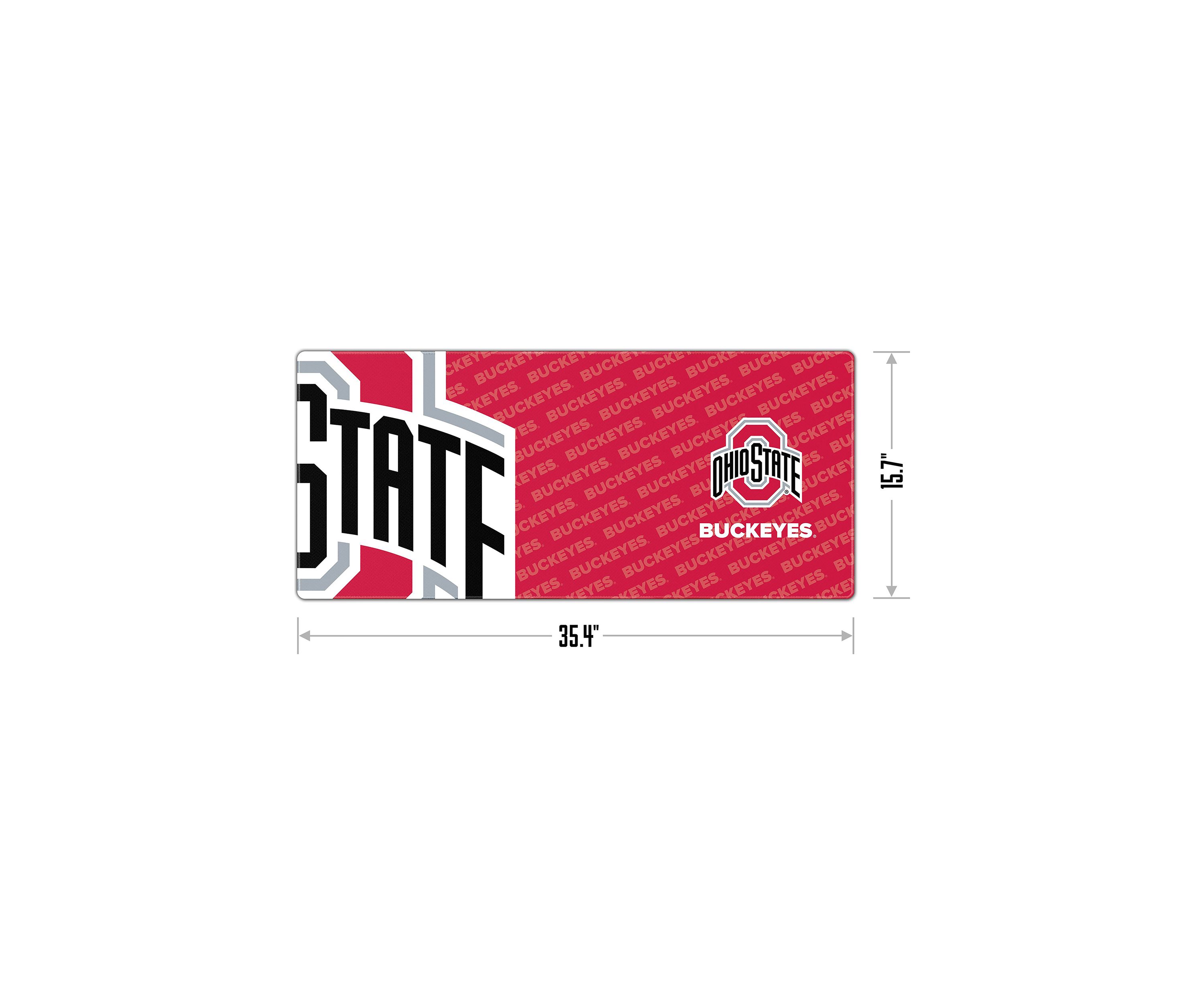 YouTheFan NCAA Ohio State Buckeyes Logo Series Desk Pad