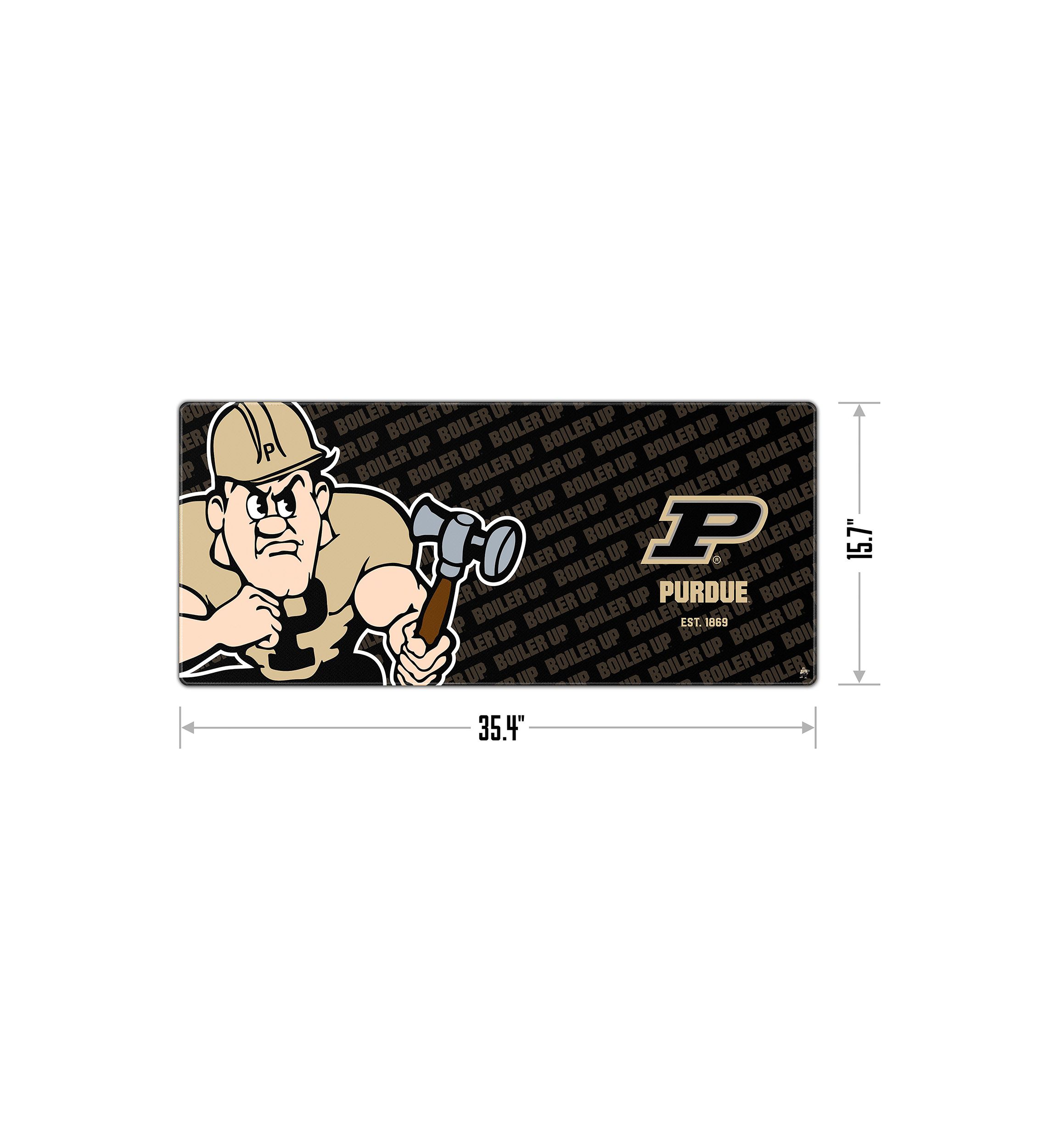 YouTheFan NCAA Purdue Boilermakers Logo Series Desk Pad