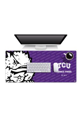 YouTheFan NCAA TCU Horned Frogs Logo Series Desk Pad