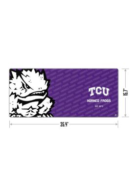 YouTheFan NCAA TCU Horned Frogs Logo Series Desk Pad