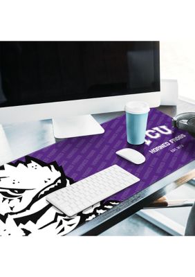 YouTheFan NCAA TCU Horned Frogs Logo Series Desk Pad