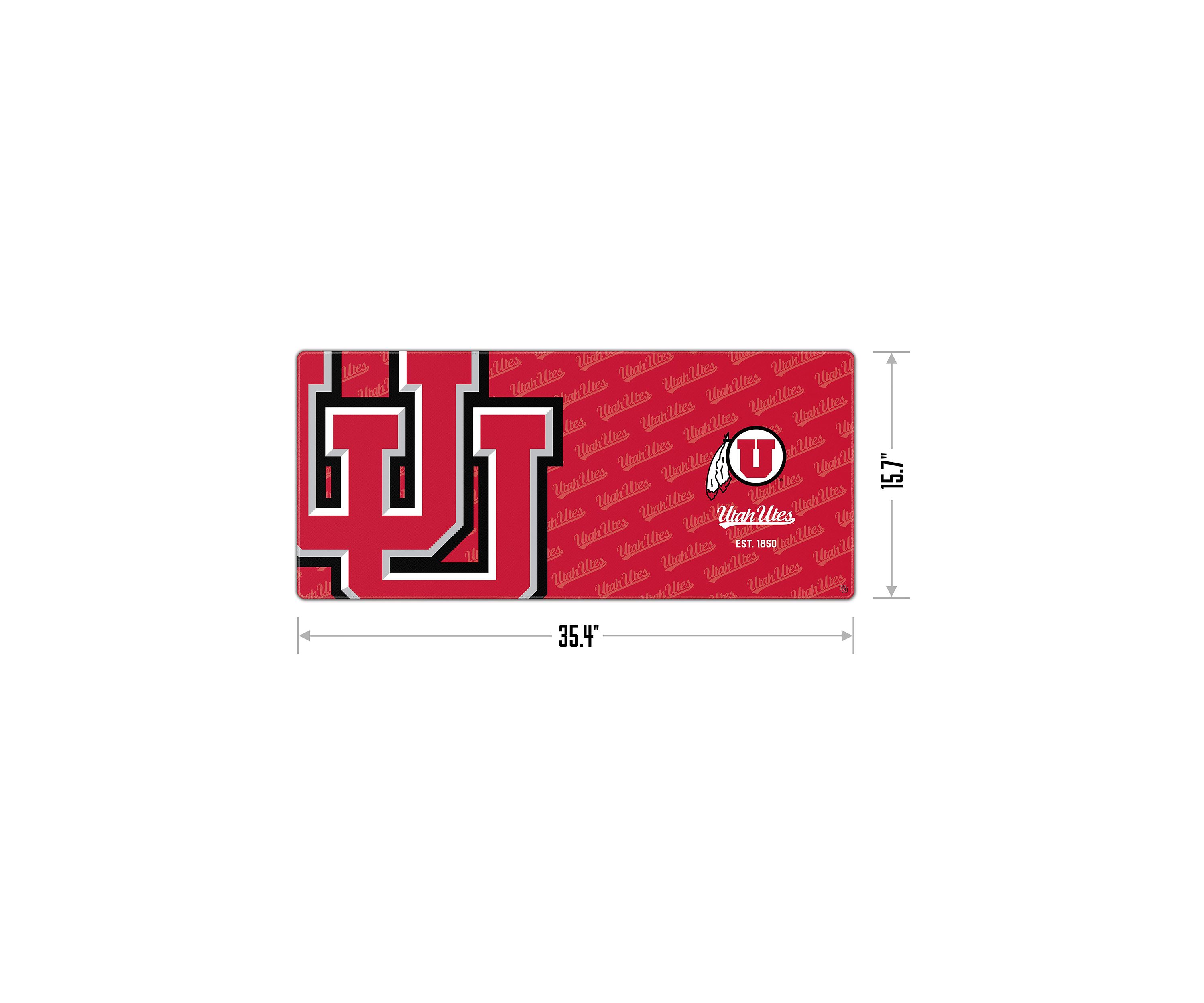 YouTheFan NCAA Utah Utes Logo Series Desk Pad